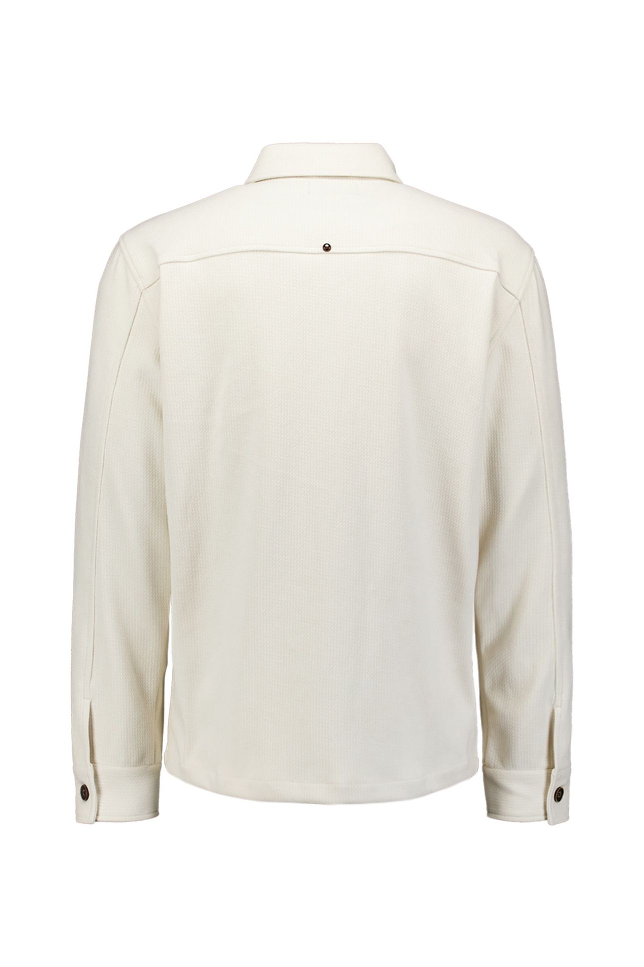 OVERSHIRT BUTTONS RELIEF SWEAT CHALK 5