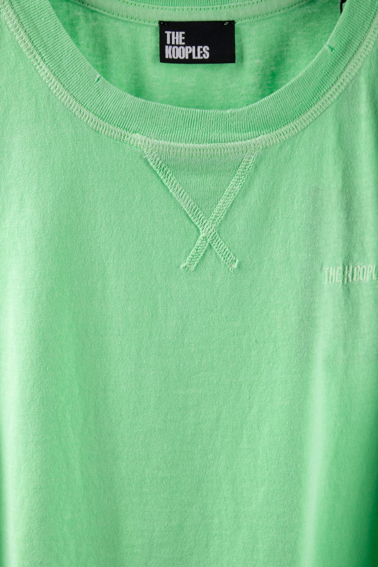 VINTAGE NEON SLEEVE-LESS T-SHIRT VERT FLUO 4