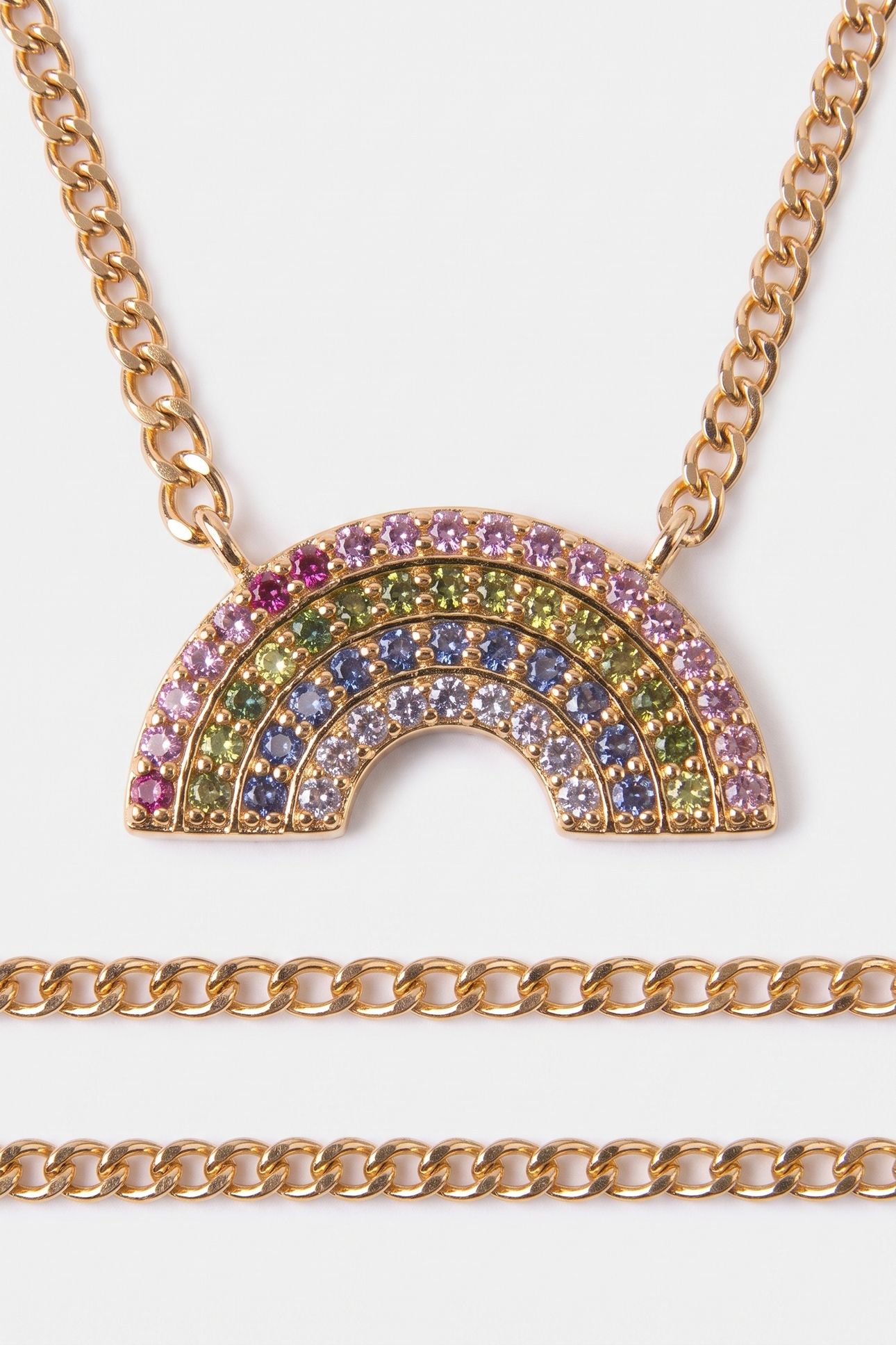 RAINBOW LOVE KETTE GOLD 4