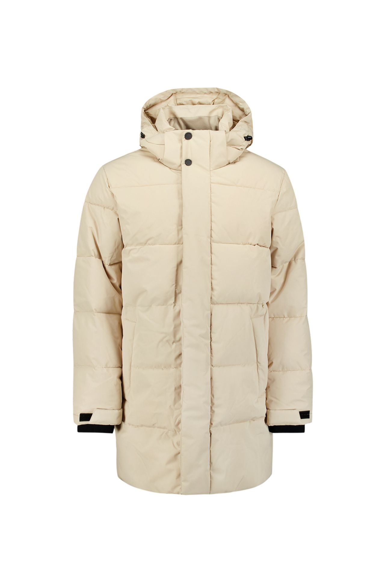 JACKET LONG PARKA HOOD PADDED CREAM 5
