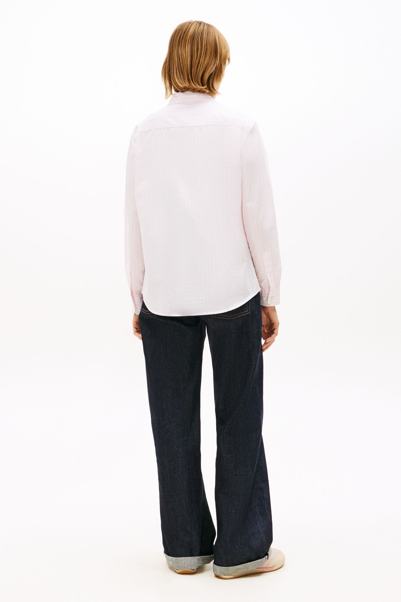 REGULAR POPLIN SHIRT PEARLY PINK/STRIPE 3