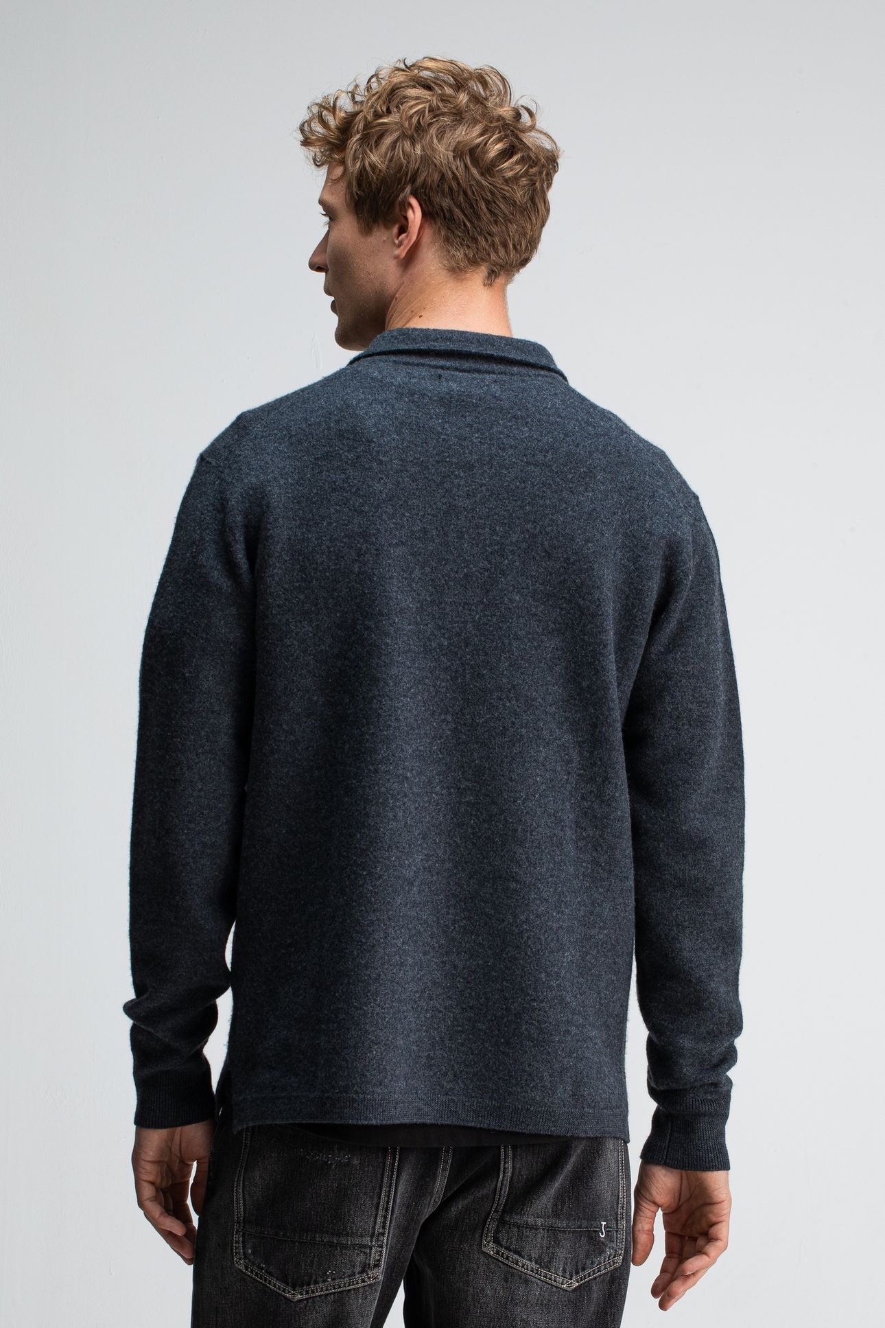 KILLYBEGS POLO GREY MELANGE 2