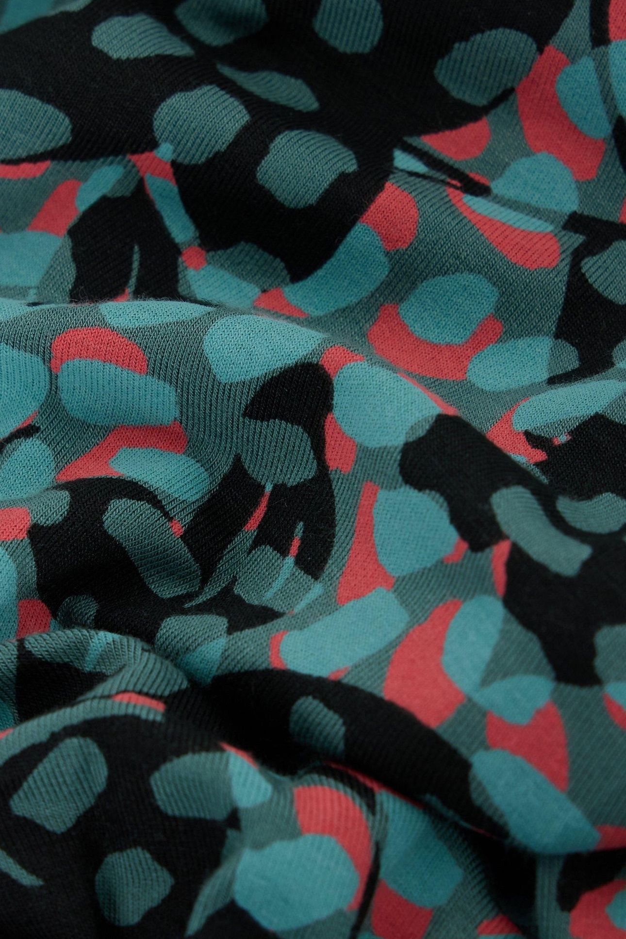 TALLIE JERSEY DRESS TEAL MULTI 6