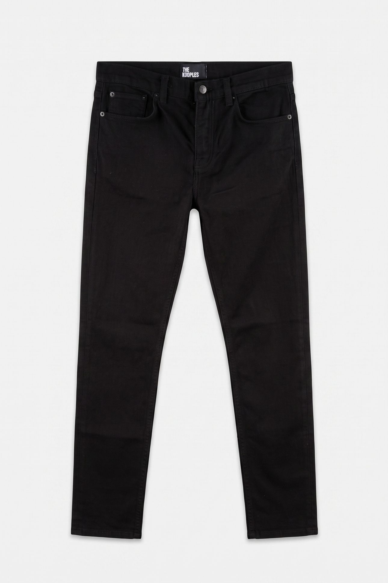 SLIM BLACK DENIM JEANS BLACK BRUT 3