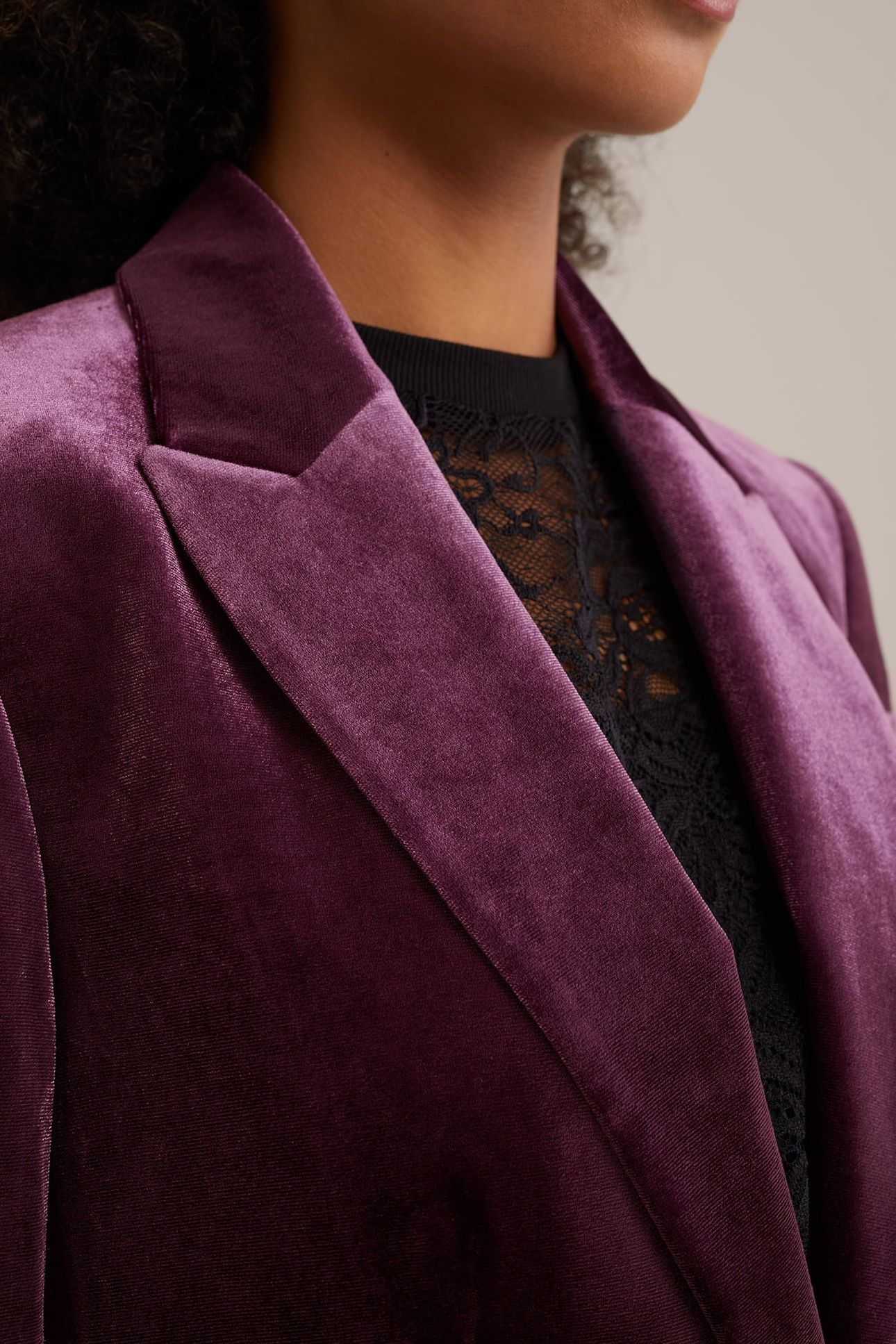 BLAZER DARK PURPLE 5