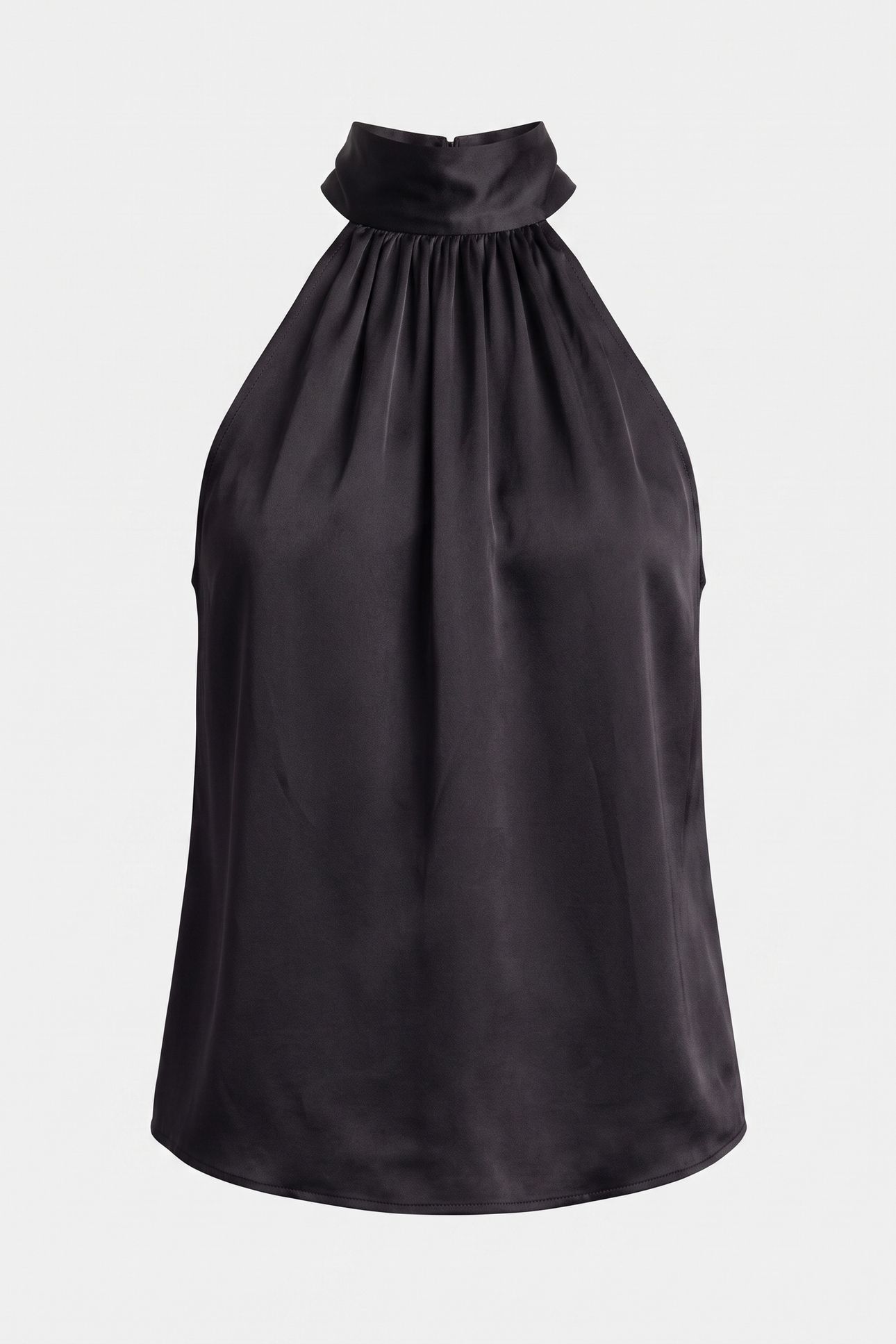 ELISA HALTER NECK TO JET BLACK A996 3