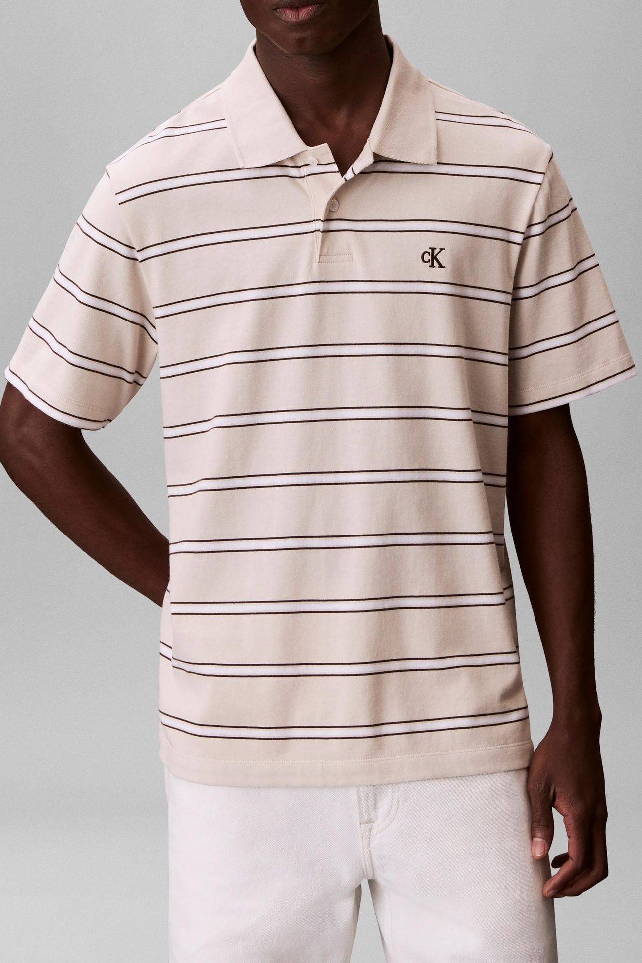SHORT SLEEVE EASY 16S JERSEY TEE OATMEAL 1