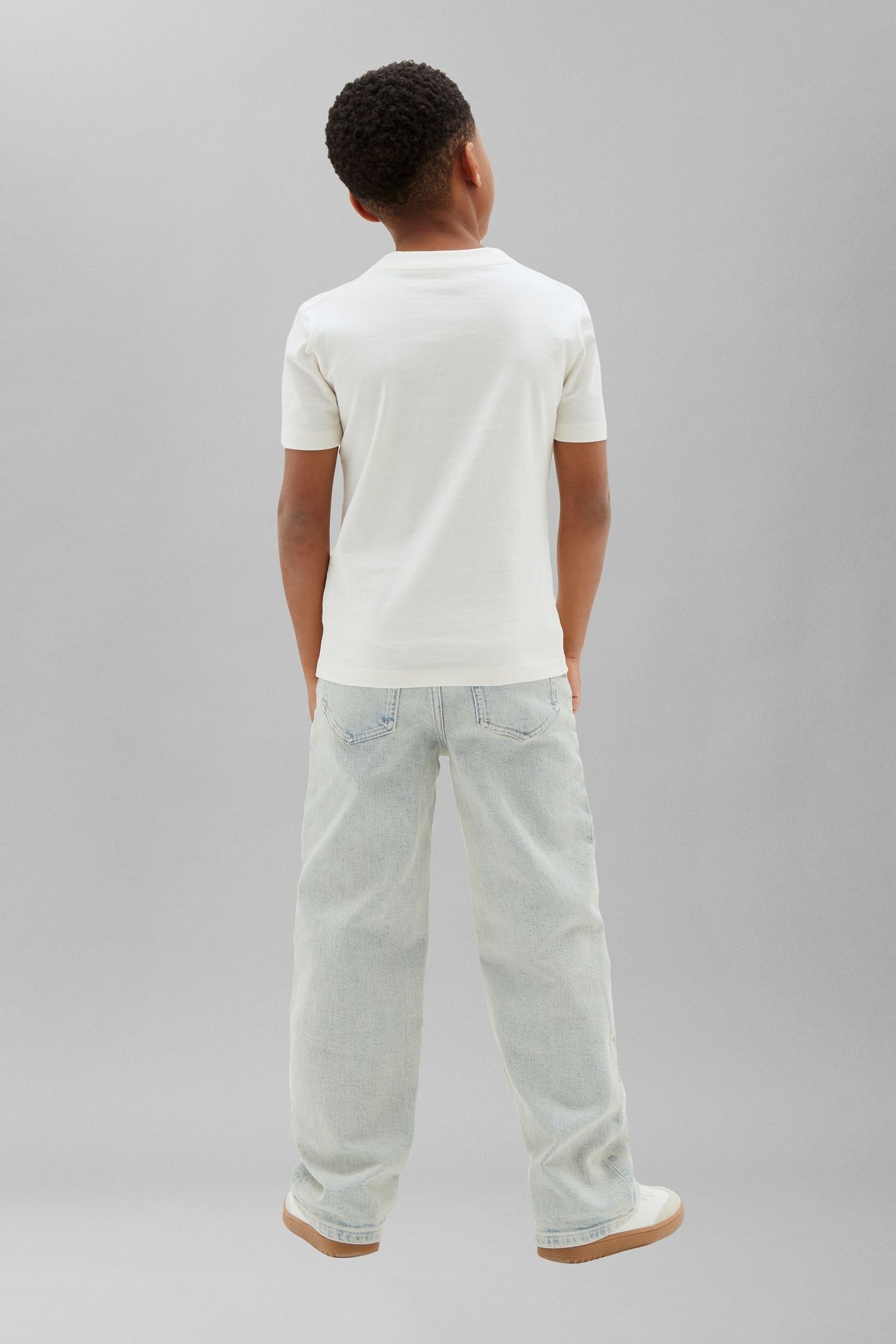 BOYS CALVIN SMALL CHEST LOGO TEE CITADEL 3