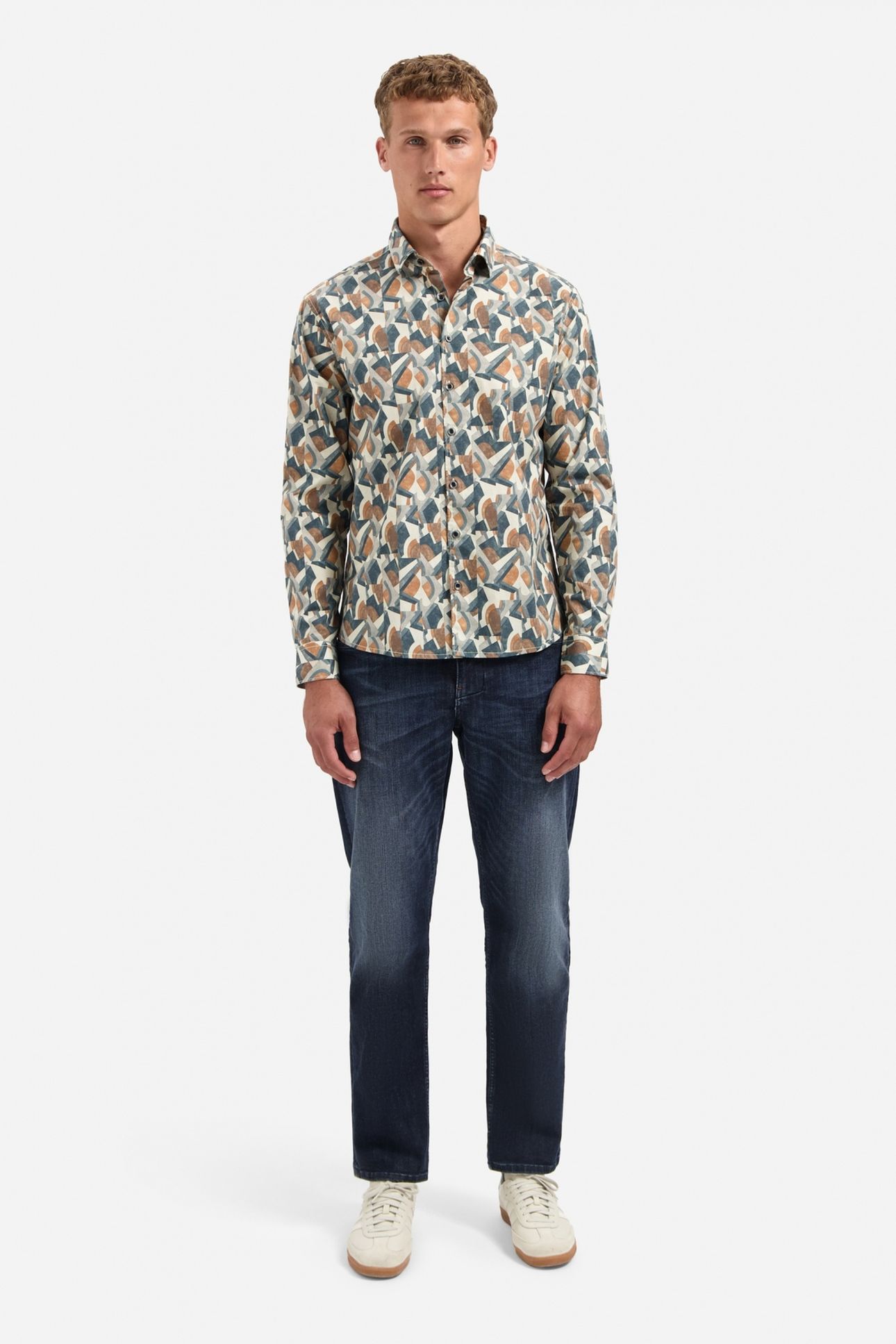 SHIRT STRETCH ALLOVER PRINTED NIGHT 2