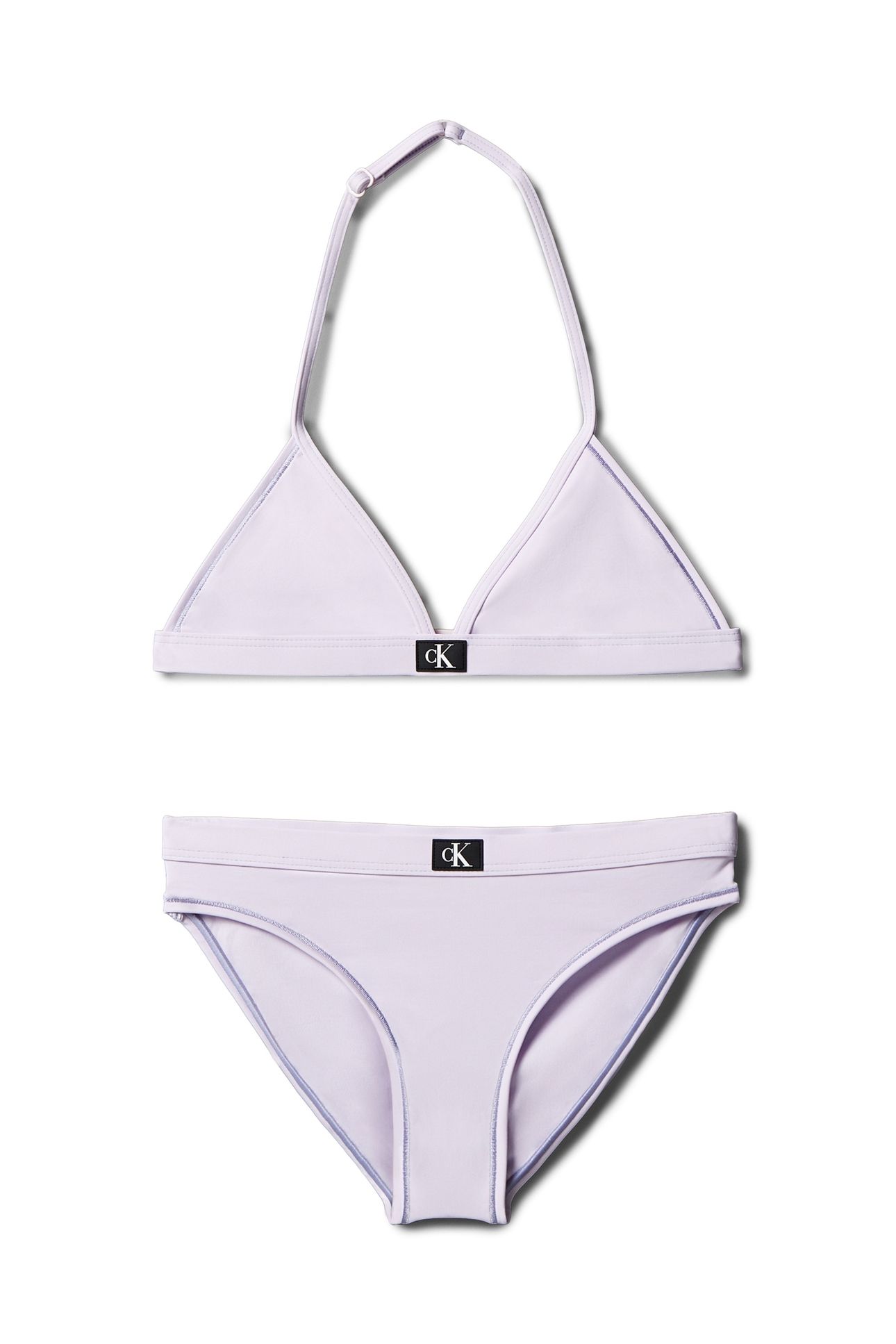 GIRLS TRIANGLE BIKINI SET LILAC 1