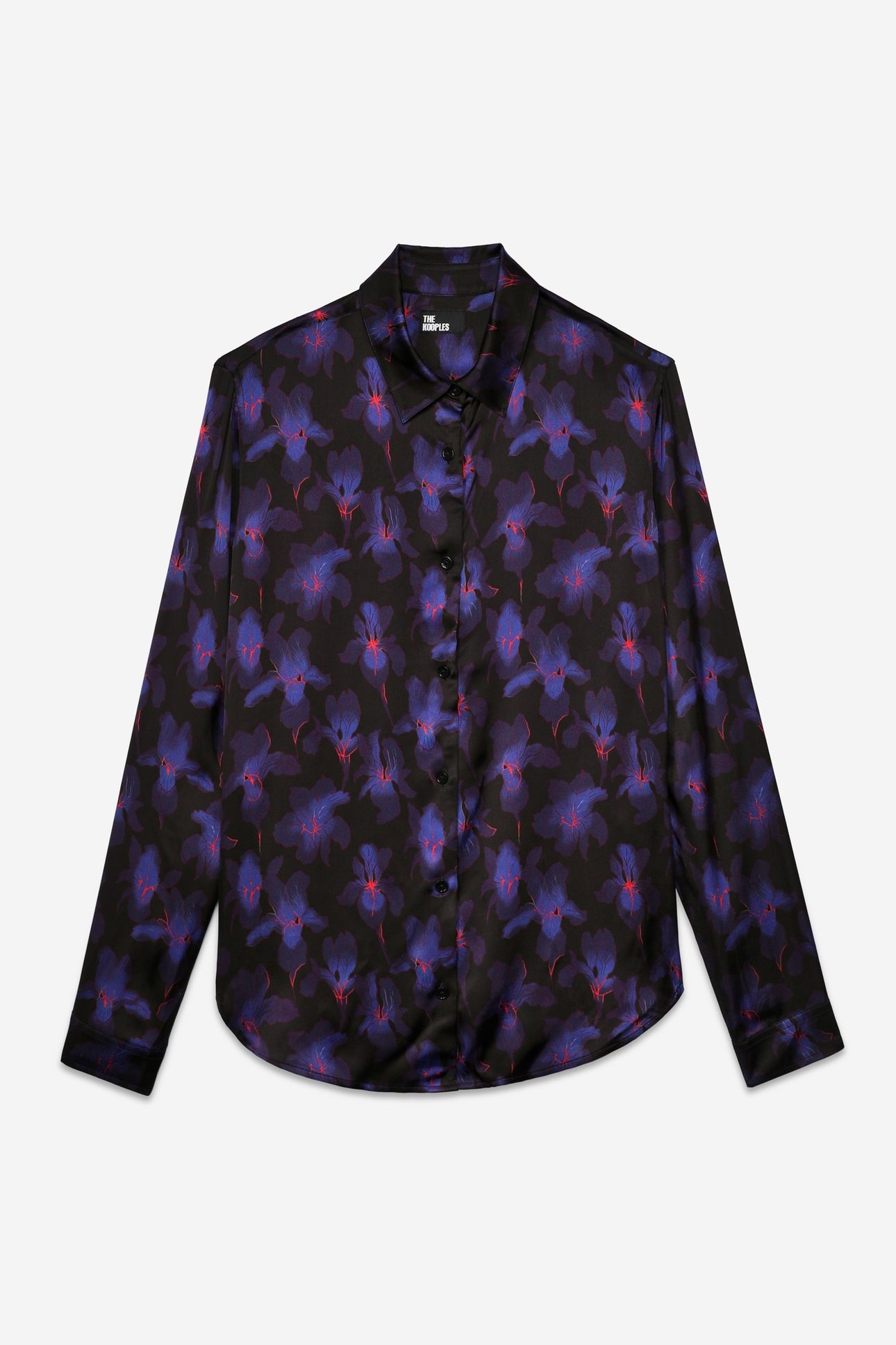 PRINTED LONG-SLEEVED SHIRT BLACK/LIGHTPINK/BLUE 6