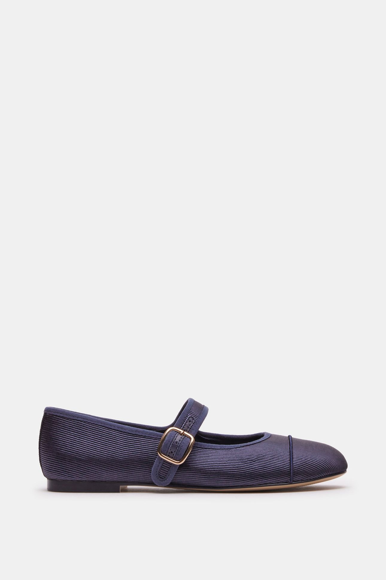 DORY FLAT SHOES NAVY SATIN 1