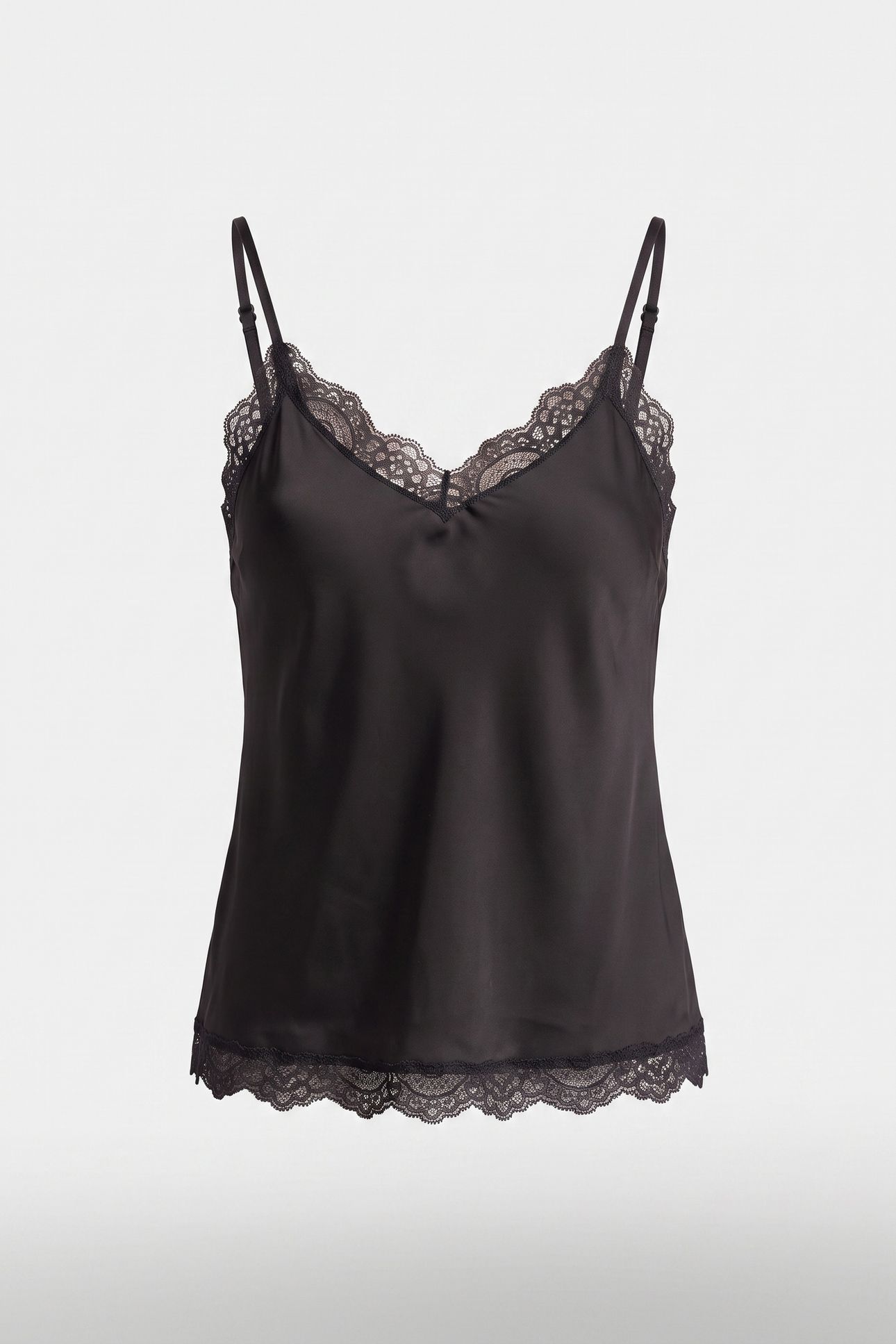 SILK CAMACO WITH LACE BLACK 3