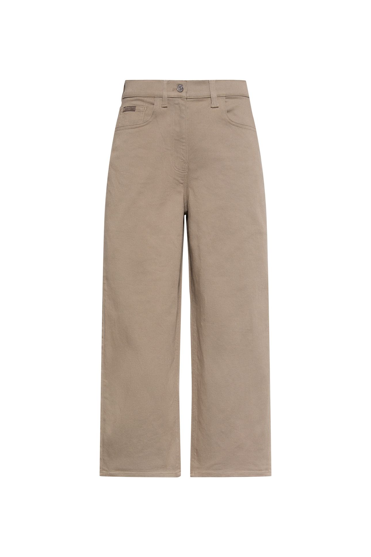 COTTON CROPPED BARREL JEAN ROASTED CASHEW 3