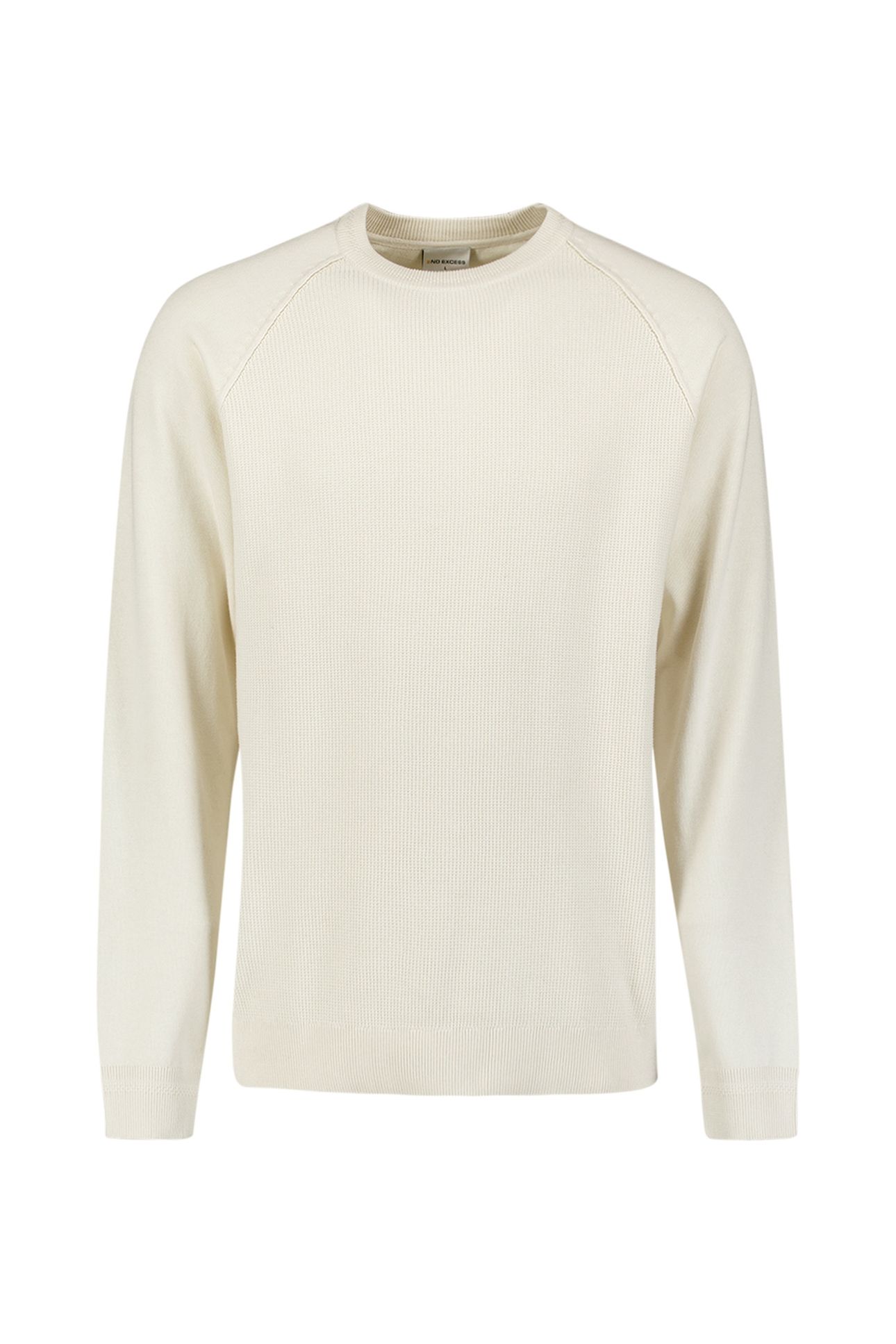 PULLOVER CREWNECK SOLID WAFFLE KNIT KIT 5
