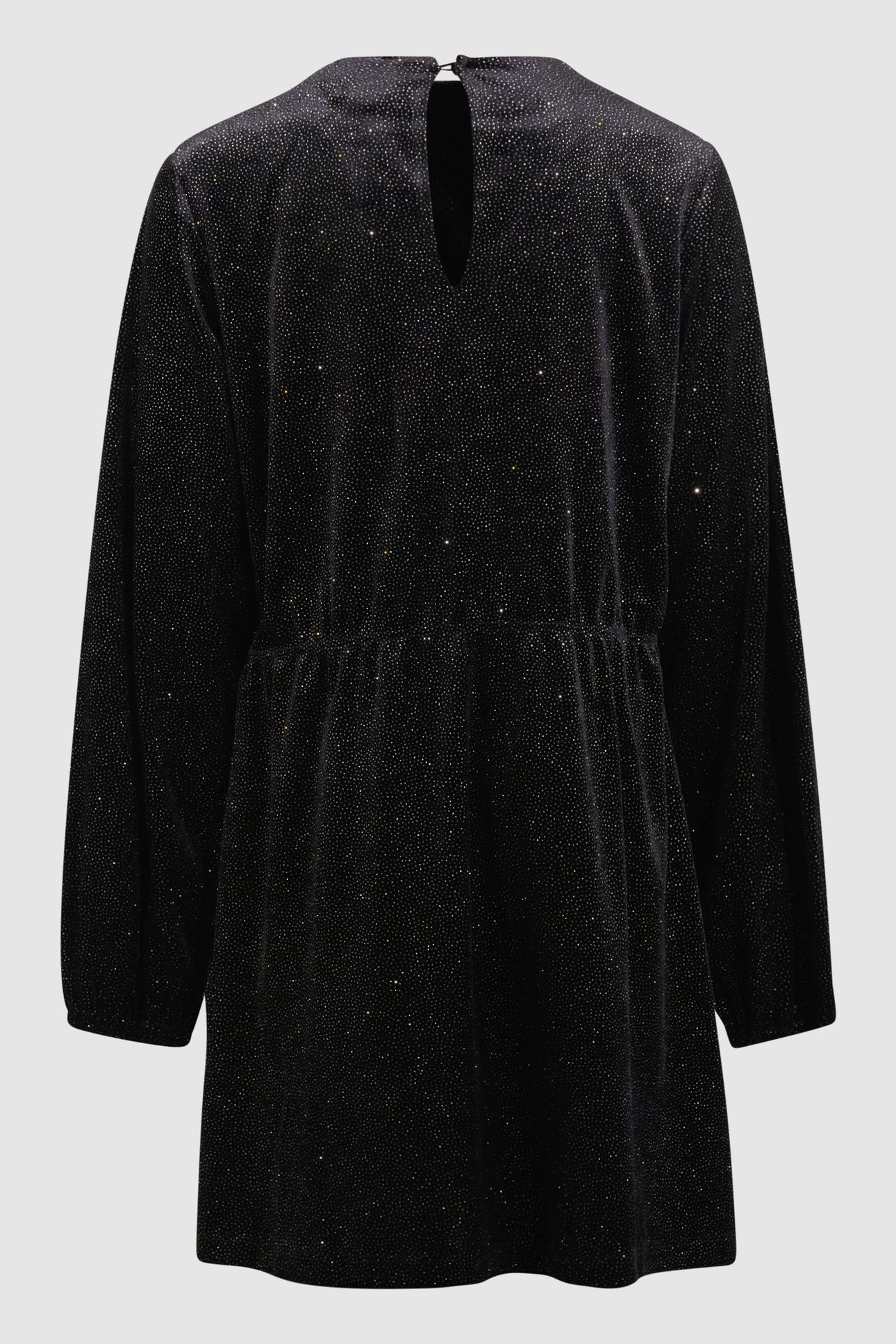 GAM-SBVELVET BOW DRESS BLACK 5