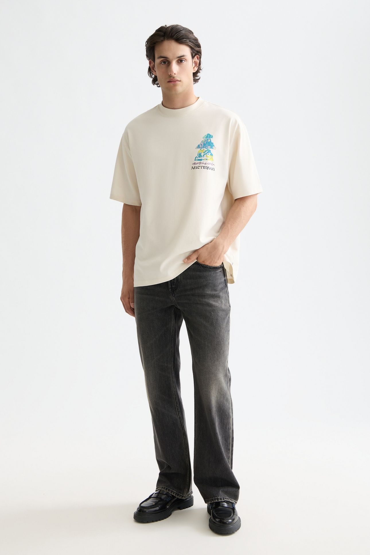 THE BEAT AUTHENTIC BOOT CUT JEANS — INTERMIXED 1