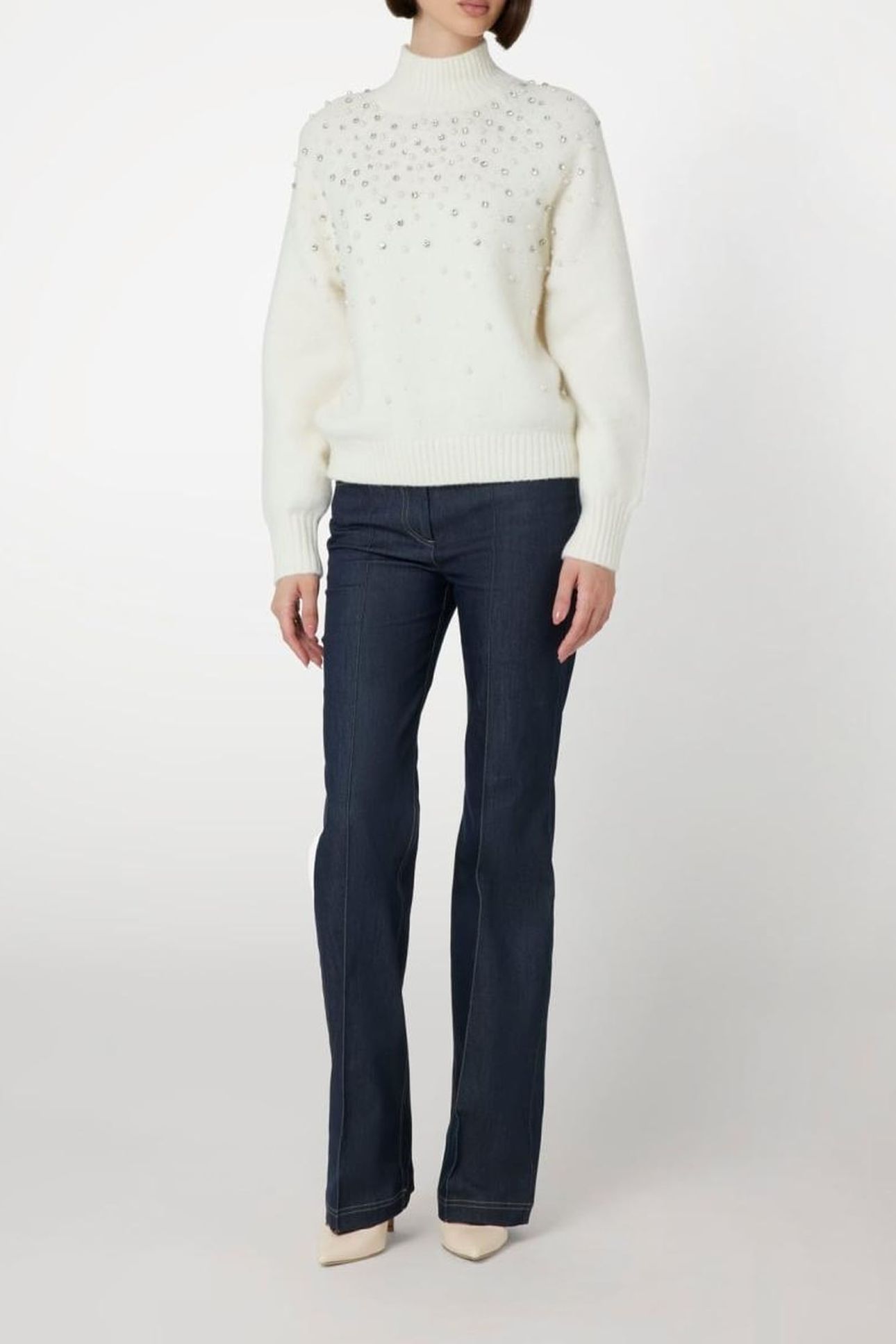 SIBILLA HIGH NECK EM PALE PEARL 1