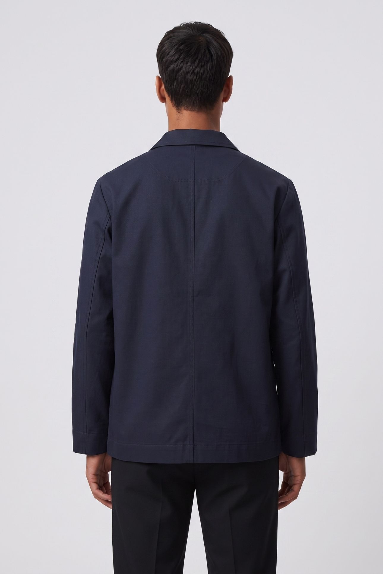 DOVAS WOOL TWILL JACKET BLACK 2