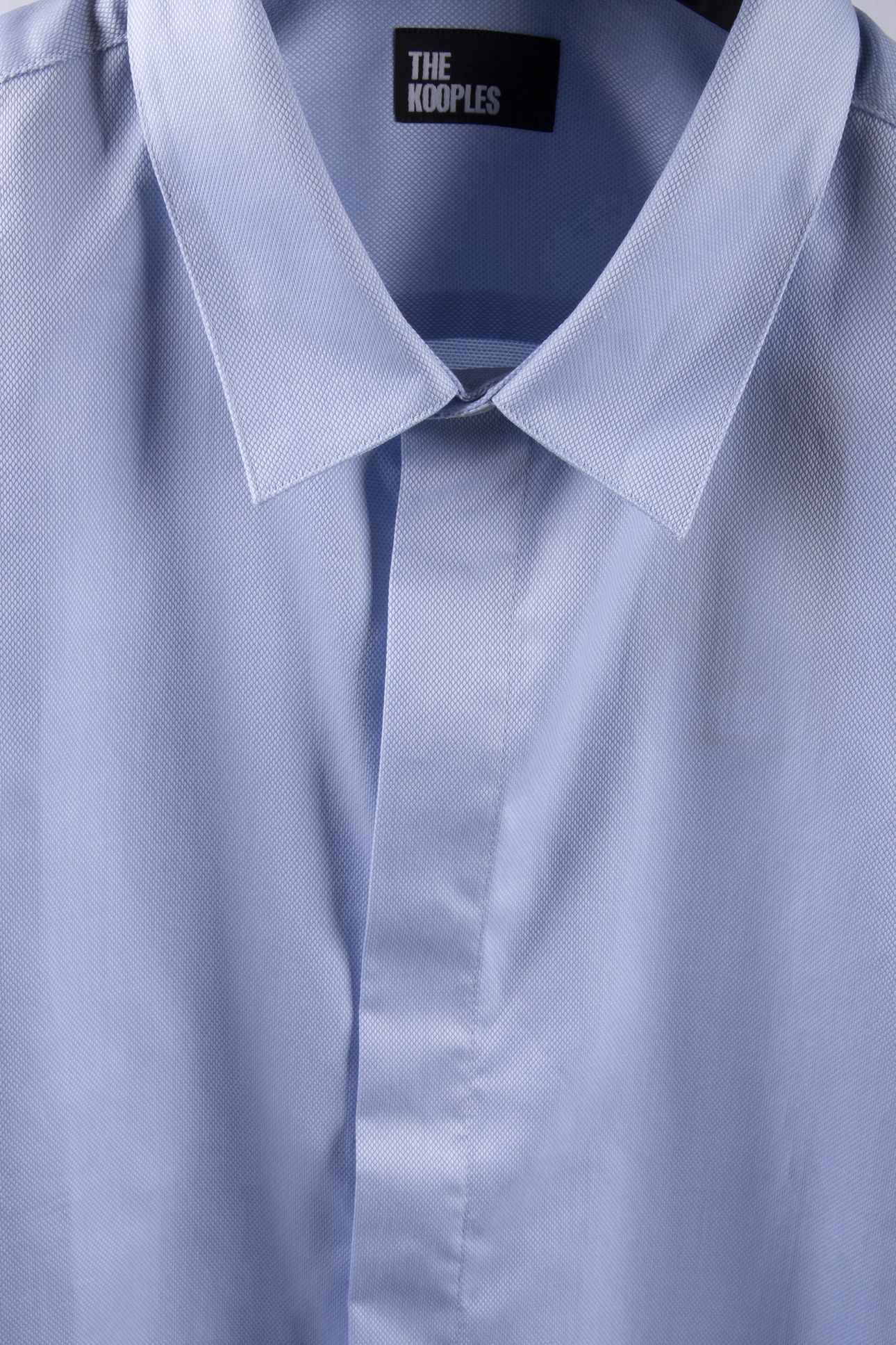 LONG-SLEEVED SHIRT WITH CLASSIC COLLAR SKY 4