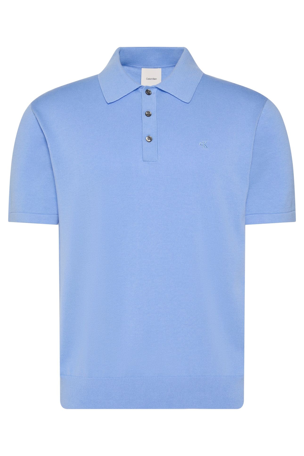 SS SUPIMA COTTON POLO BLUE DESCENT 4