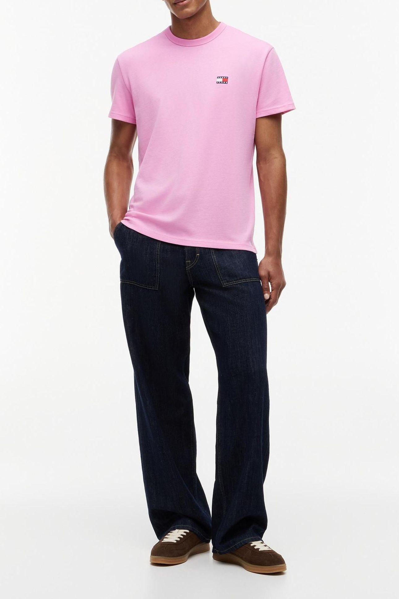 REGULAR BADGE TEE EX PINK DAISY 4