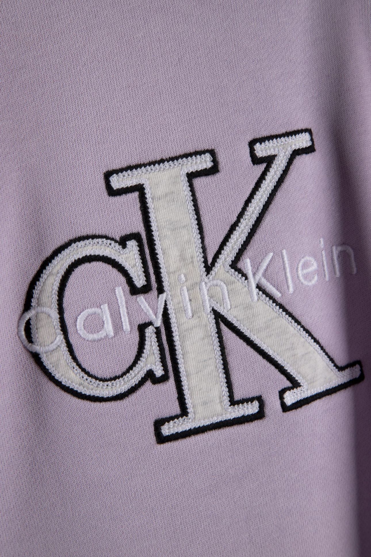 GIRLS FASHION MONOLOGO CREW NECK ORCHID PETAL 4