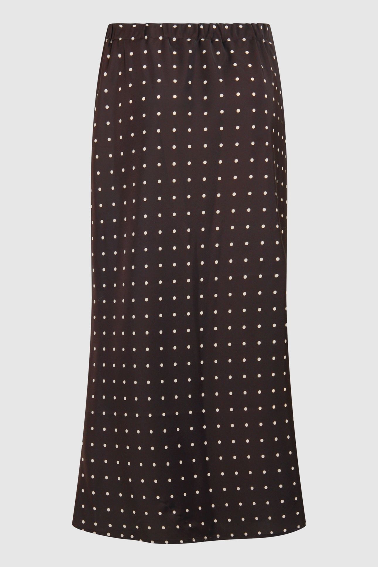 LM-SBPOLKA SLEEK SKIRT DARKBROWN 3