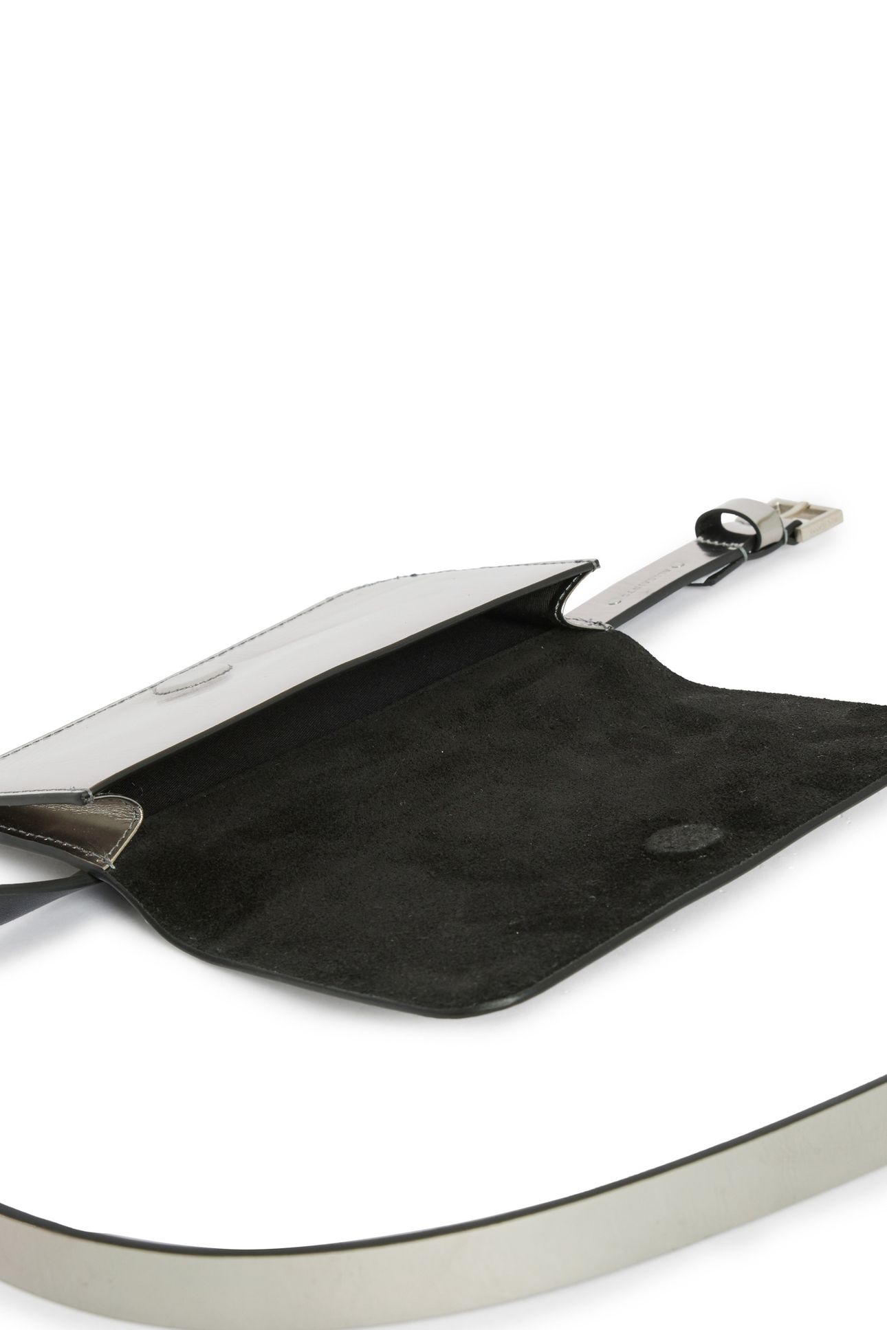 BECKIE BAG BELT PEWTER/DULL NICKEL 6