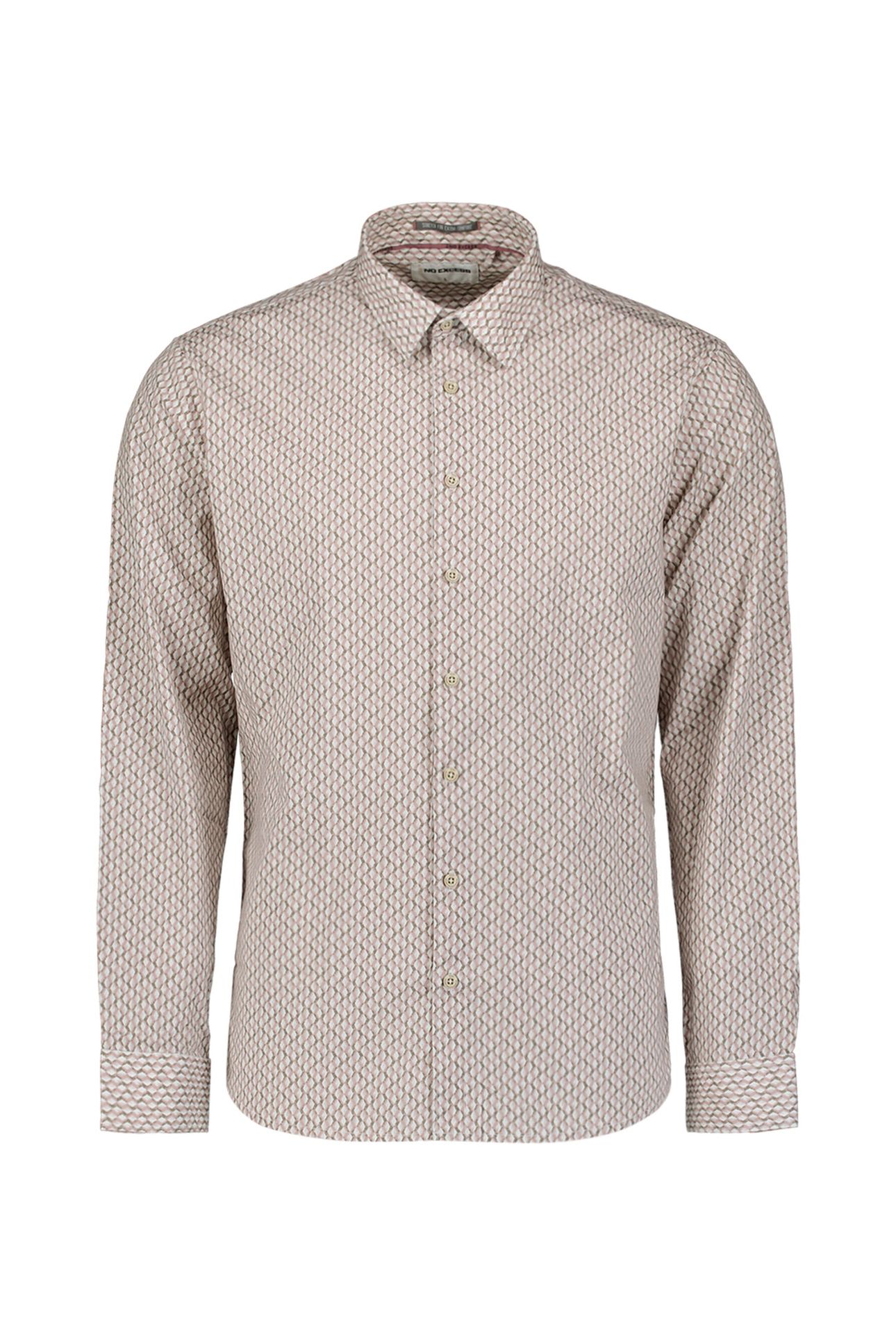 SHIRT STRETCH ALLOVER PRINTED WHITE 4