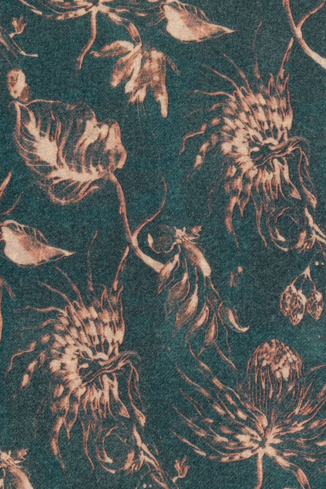MEN SCARF THISTLEBERRY PETROL GREEN 6