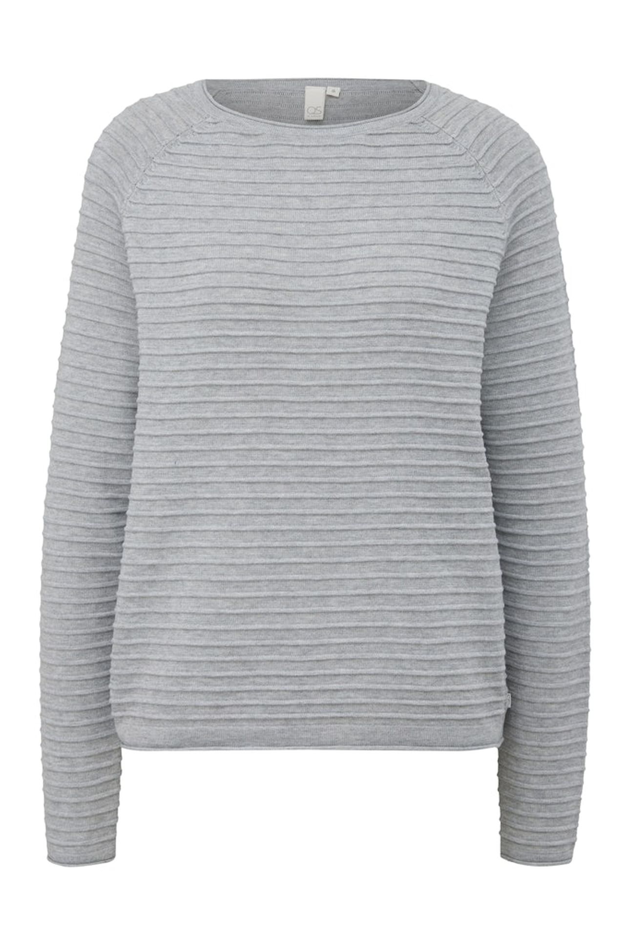 S.OLIVER-QS PULLOVER GREY/BLACK 3