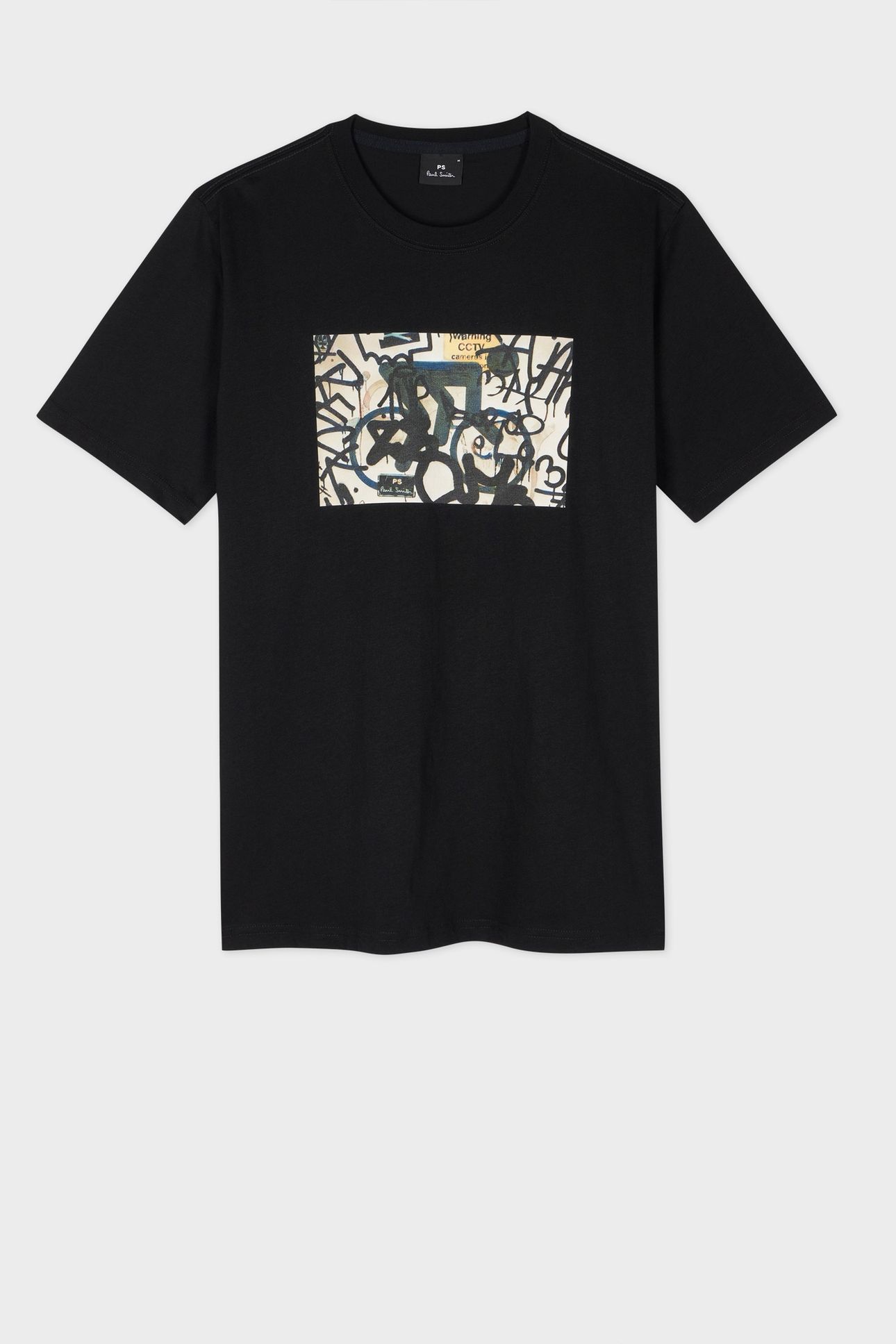 MENS REG FIT T SHIRT B&W BIKE BLACK 1