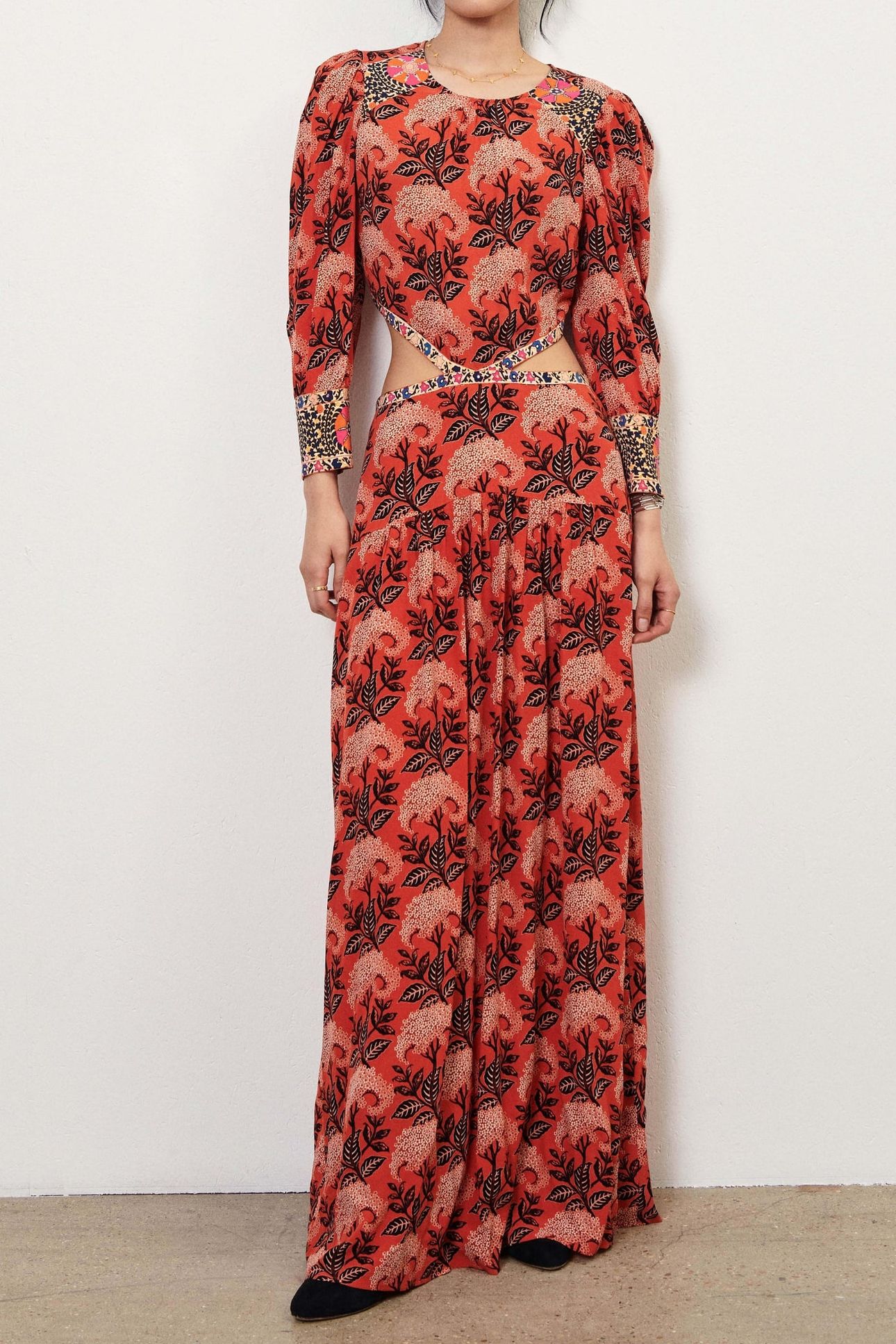 LONG DRESS ORANGE 1
