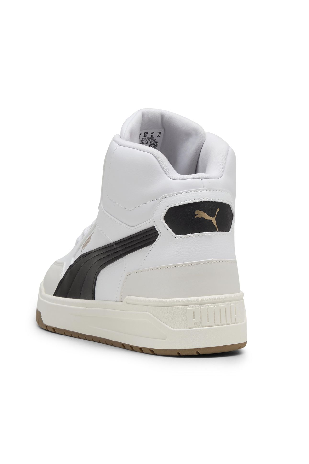 UNISEX SHUFFLE DOWNTOWN MID WHITE-BLACK-VAPOR GRAY 4