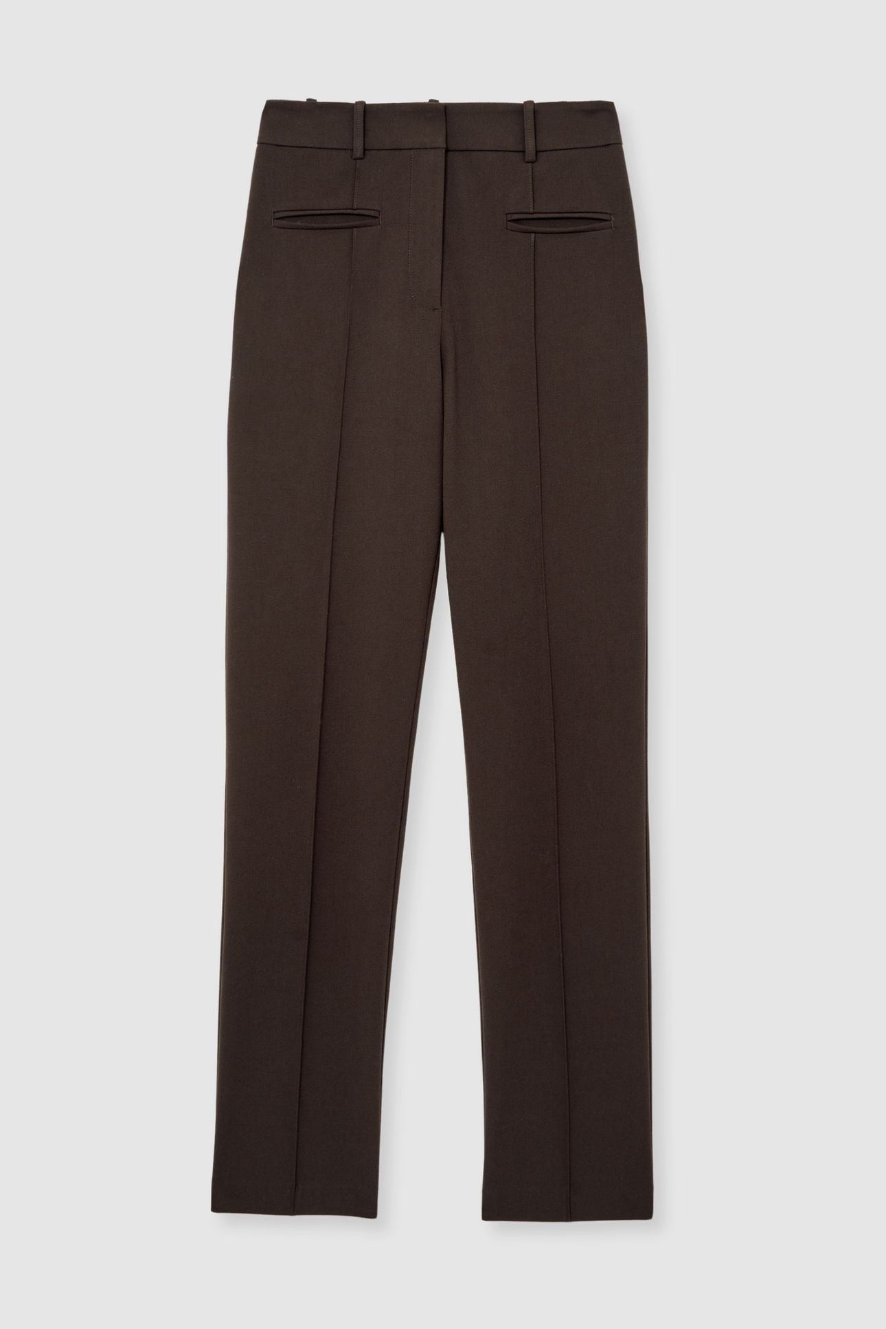 TAPER TROUSER CHOCOLATE BROWN 5