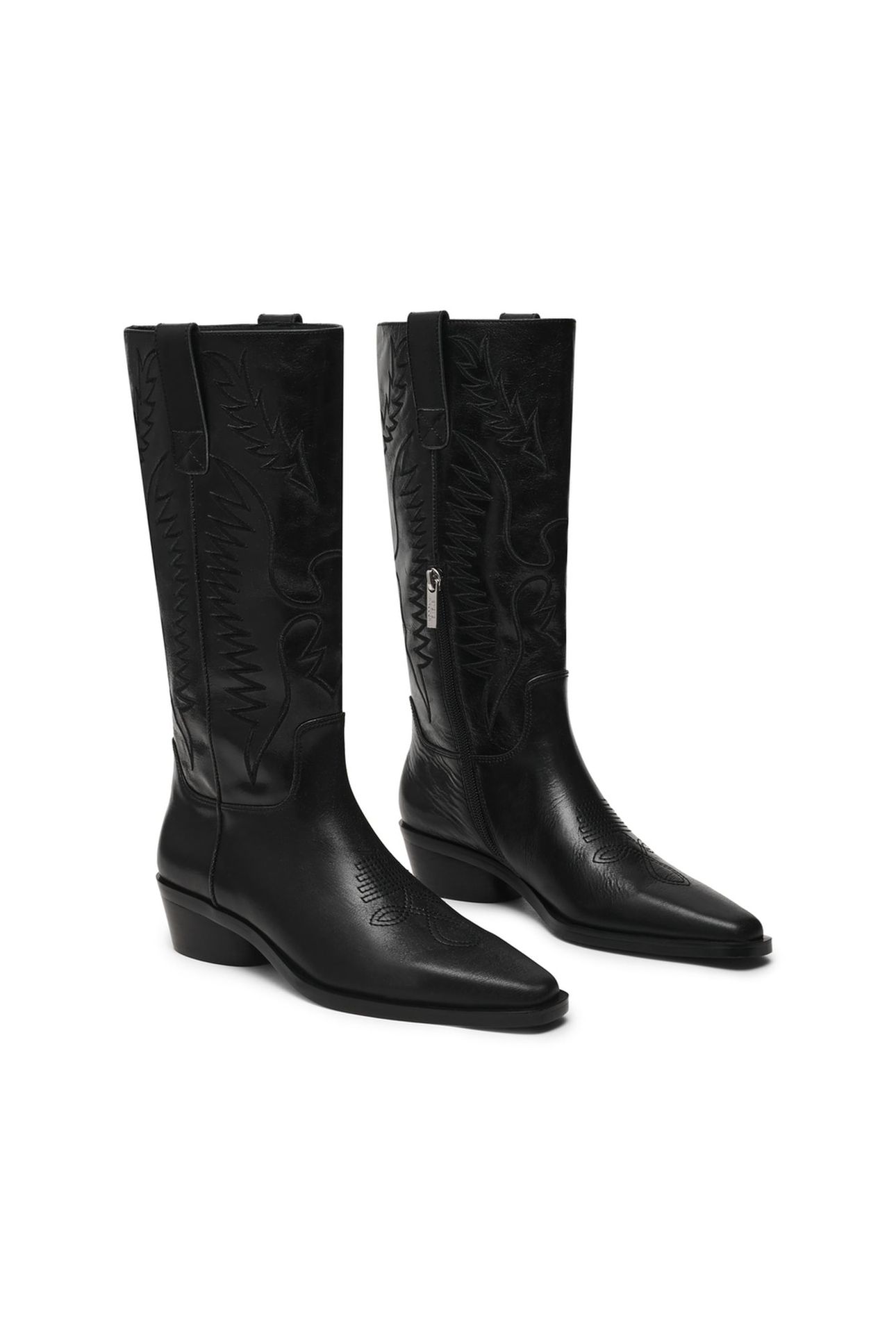 TREVI BOOTS BLACK LEATHER 3