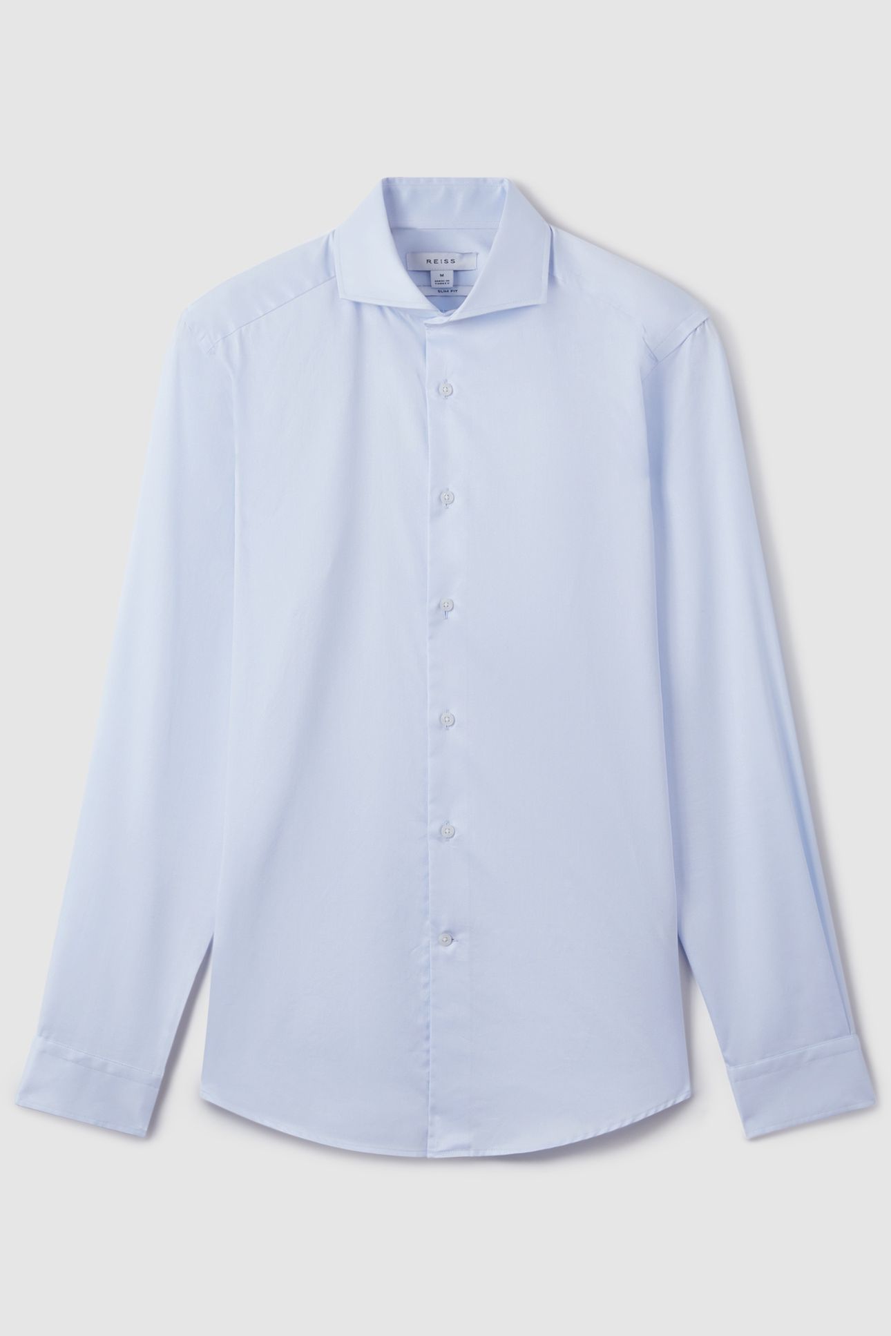 LS TWO FOLD TWILL COTTON SHIRT SOFT BLUE 6
