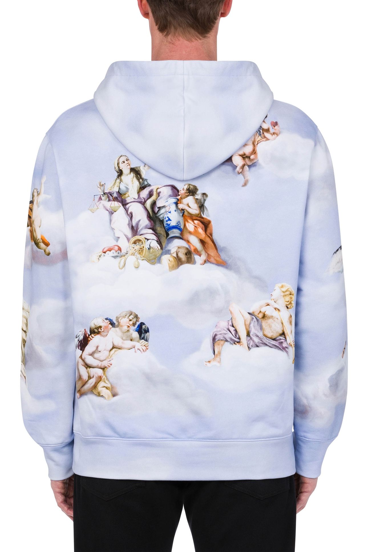 COTTON SWEATSHIRT FRESCO PRINT BLUE 2
