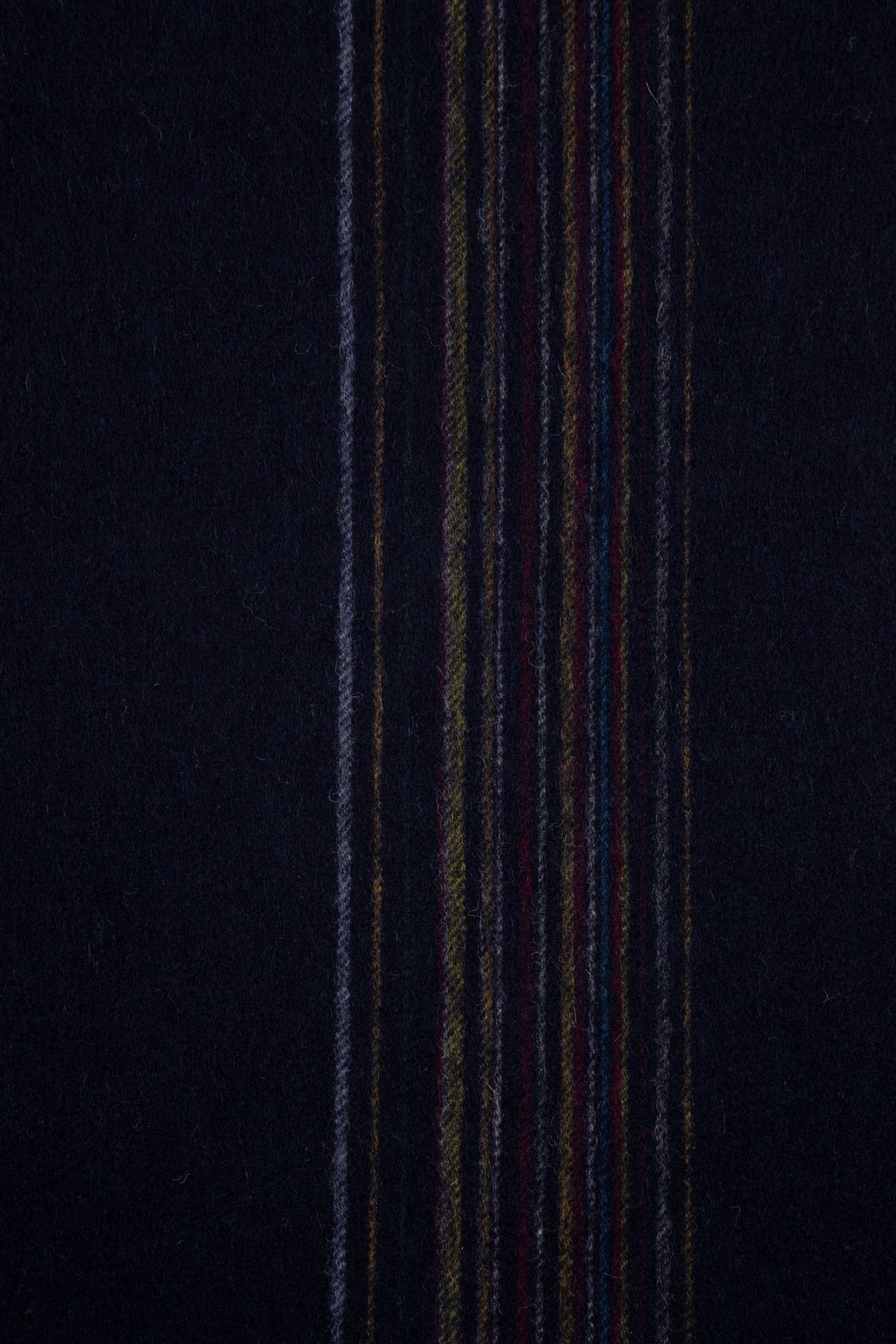 MEN SCARF OFFSET SIGNATR NAVY 8