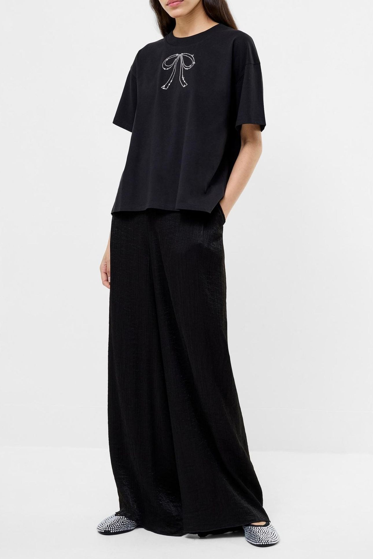 PEARL HOTFIX BOW S/S TEE BLACKOUT BLACKOUT 1