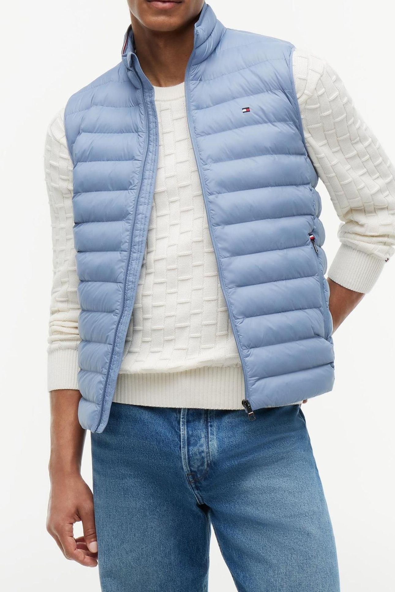 PACKABLE RECYCLED VEST BRISK BLUE 2