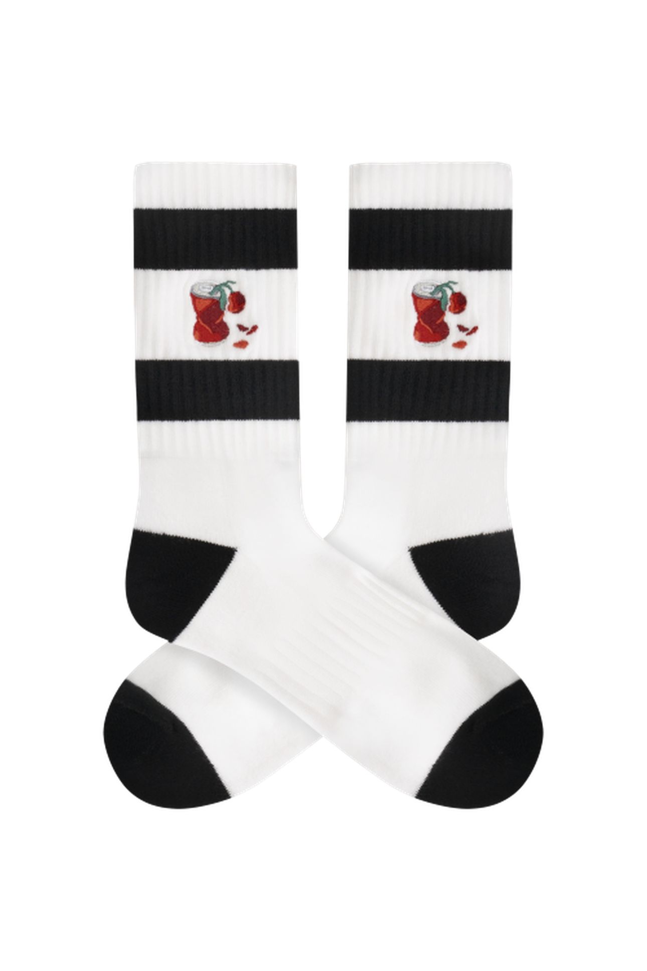 A-DAM 3-PACK CREW SOCKS SODA ROSE WHITE 2