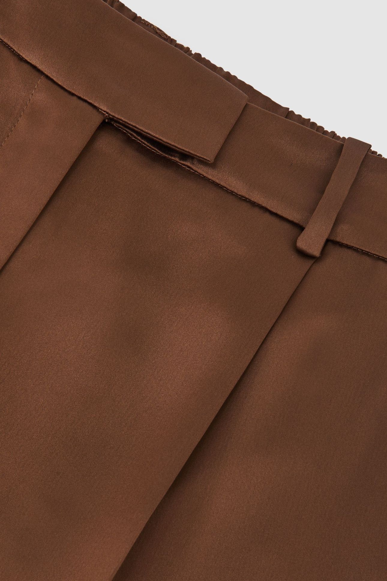 SATIN TAPER TROUSER BRONZE 5