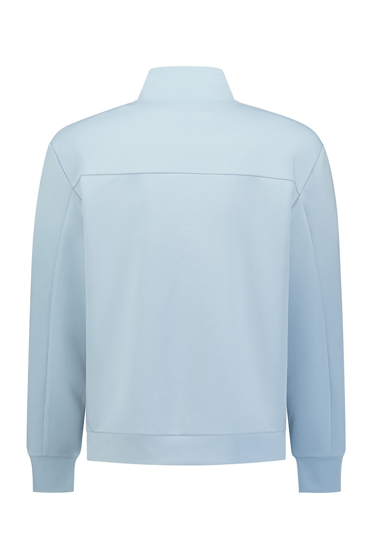 SWEATER HALF ZIP DUSTY BLUE 3