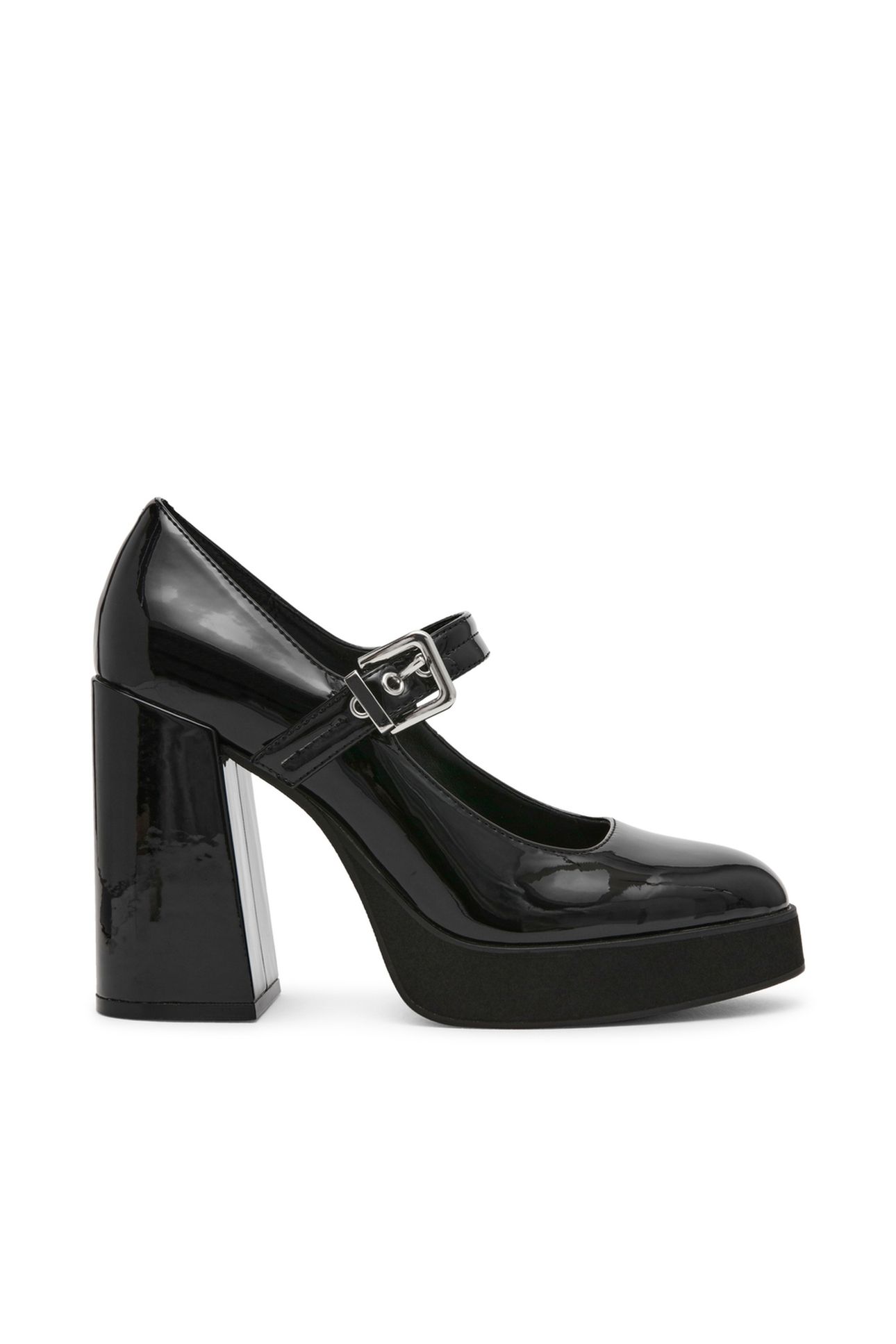 TULLY PUMPS BLACK PATENT 1