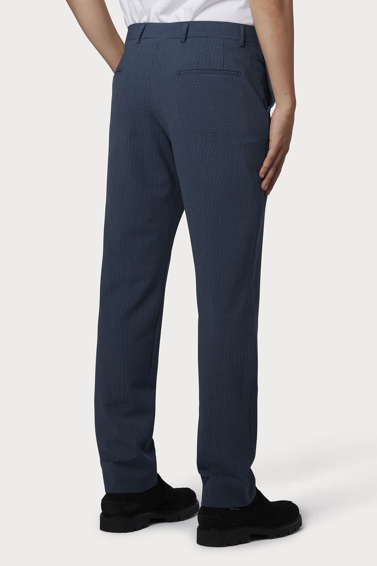MENS CHINO MID FIT GREYISH BLUE 2