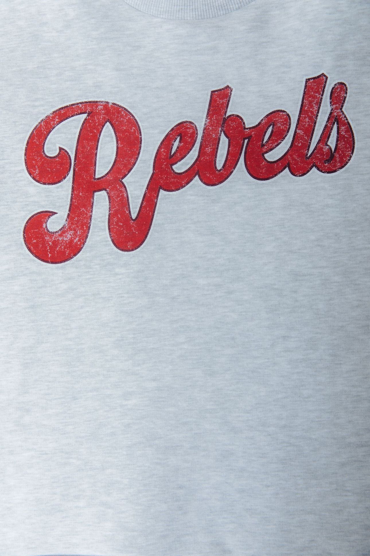 REBEL 33 DROPPED SHOULDER SWEAT LIGHT GREY MELANGE 5