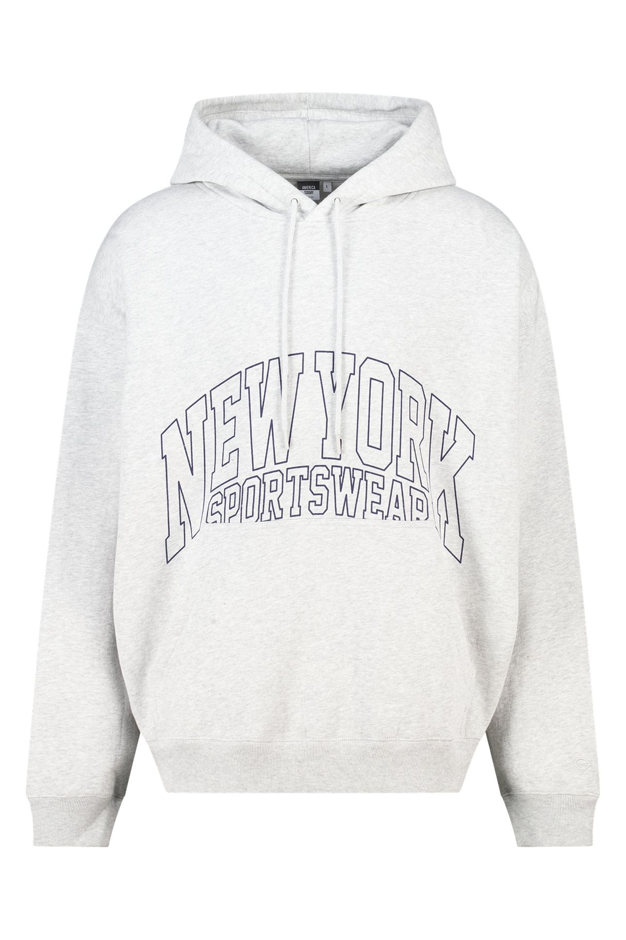 SKIP HOOD LIGHT GREY MELANGE 3