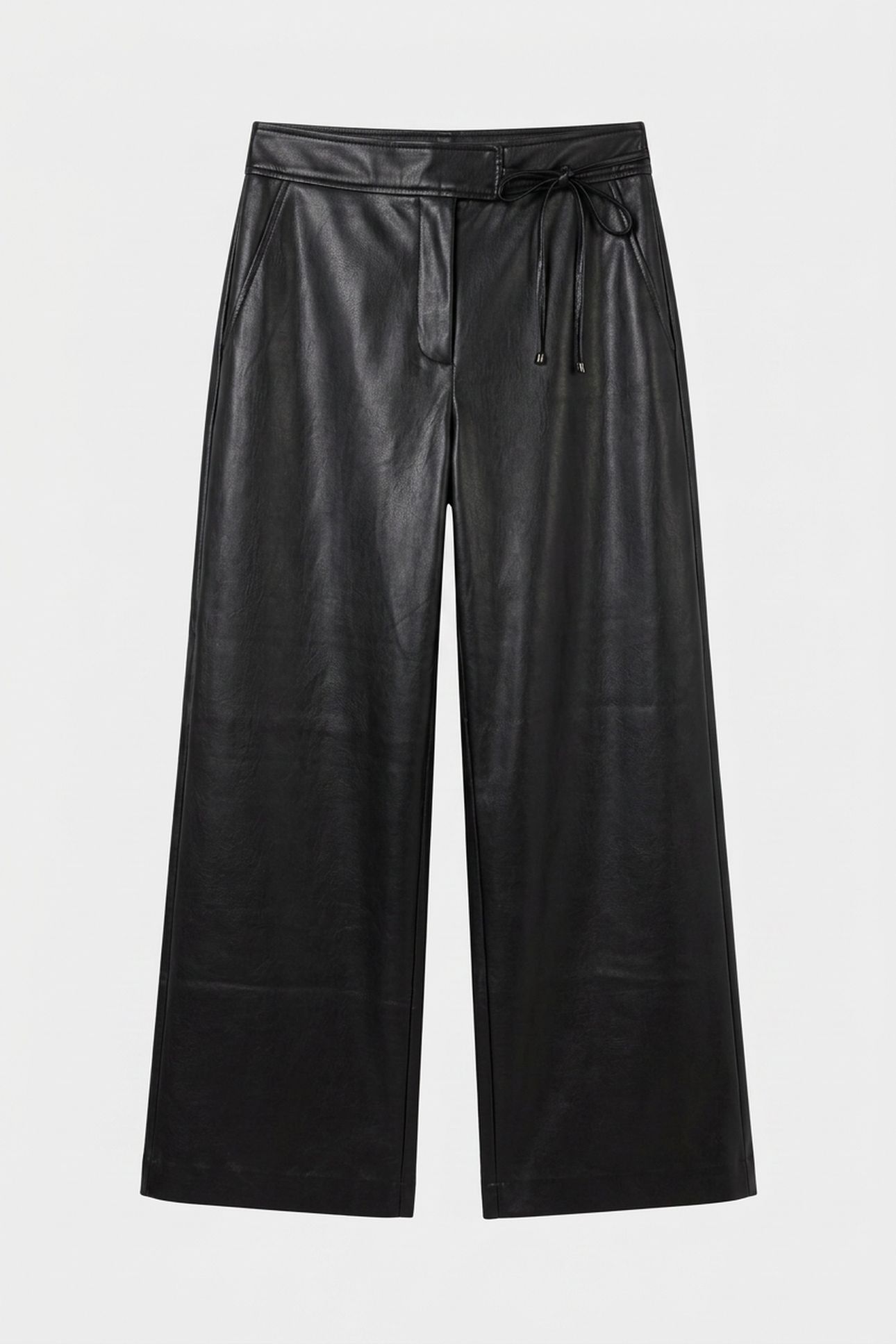 GLADYS WIDE LEG PANT JET BLACK A996 3